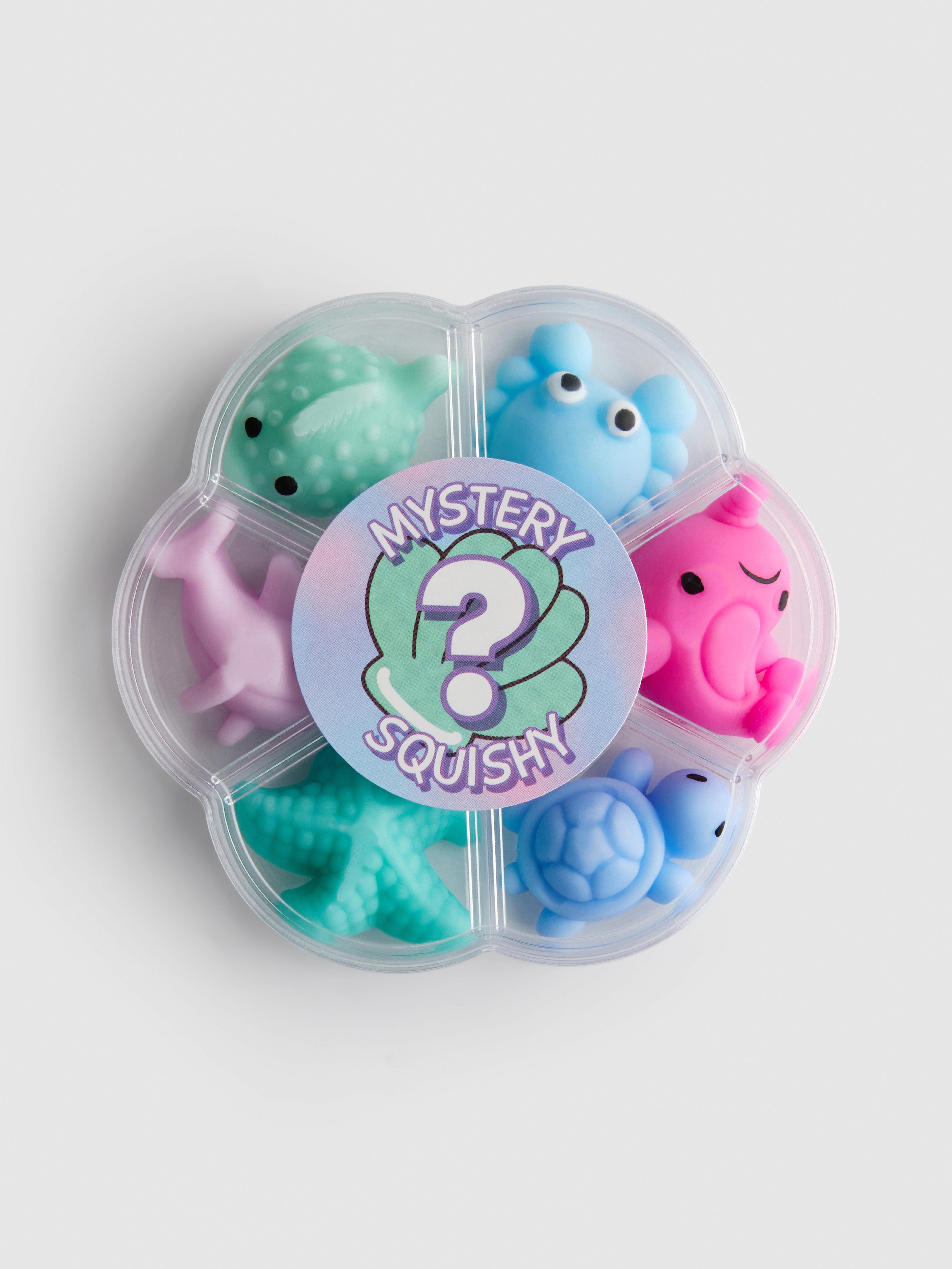 Lot de 7 jouets squishy créatures marines