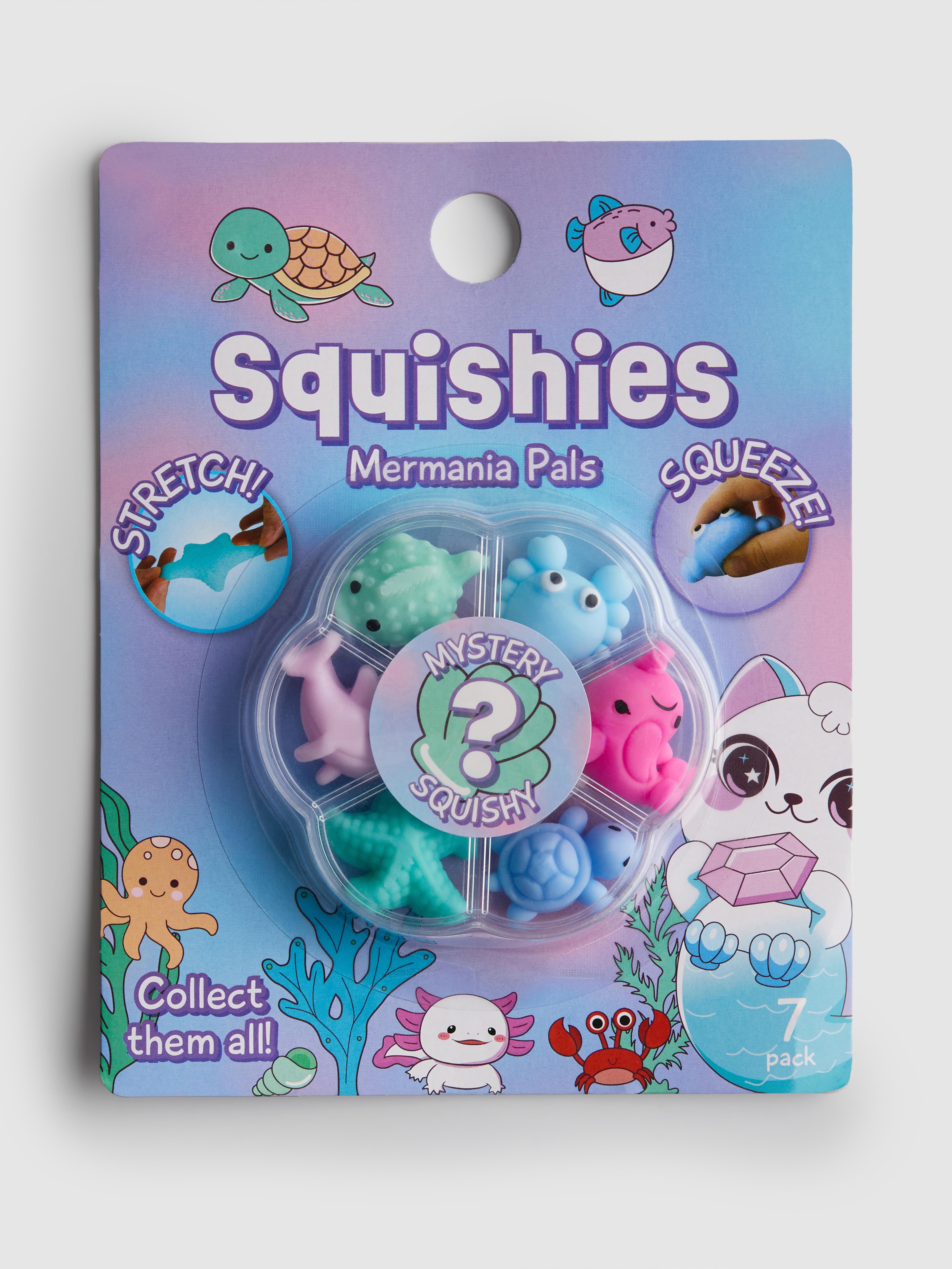 Confezione da 7 giochi squishy creature dell'oceano