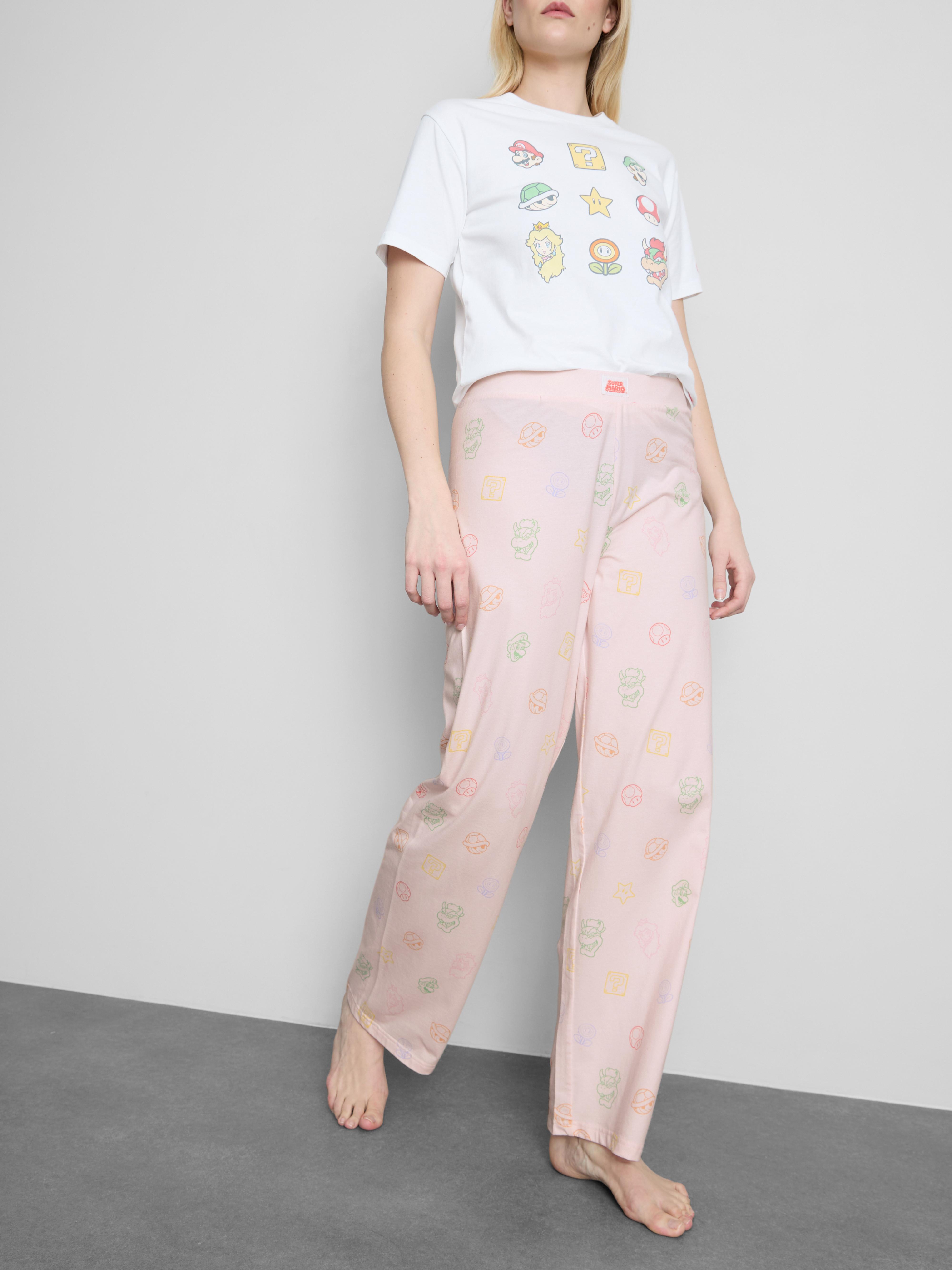 Super Mario Cotton Rich Graphic Pyjama Bottoms
