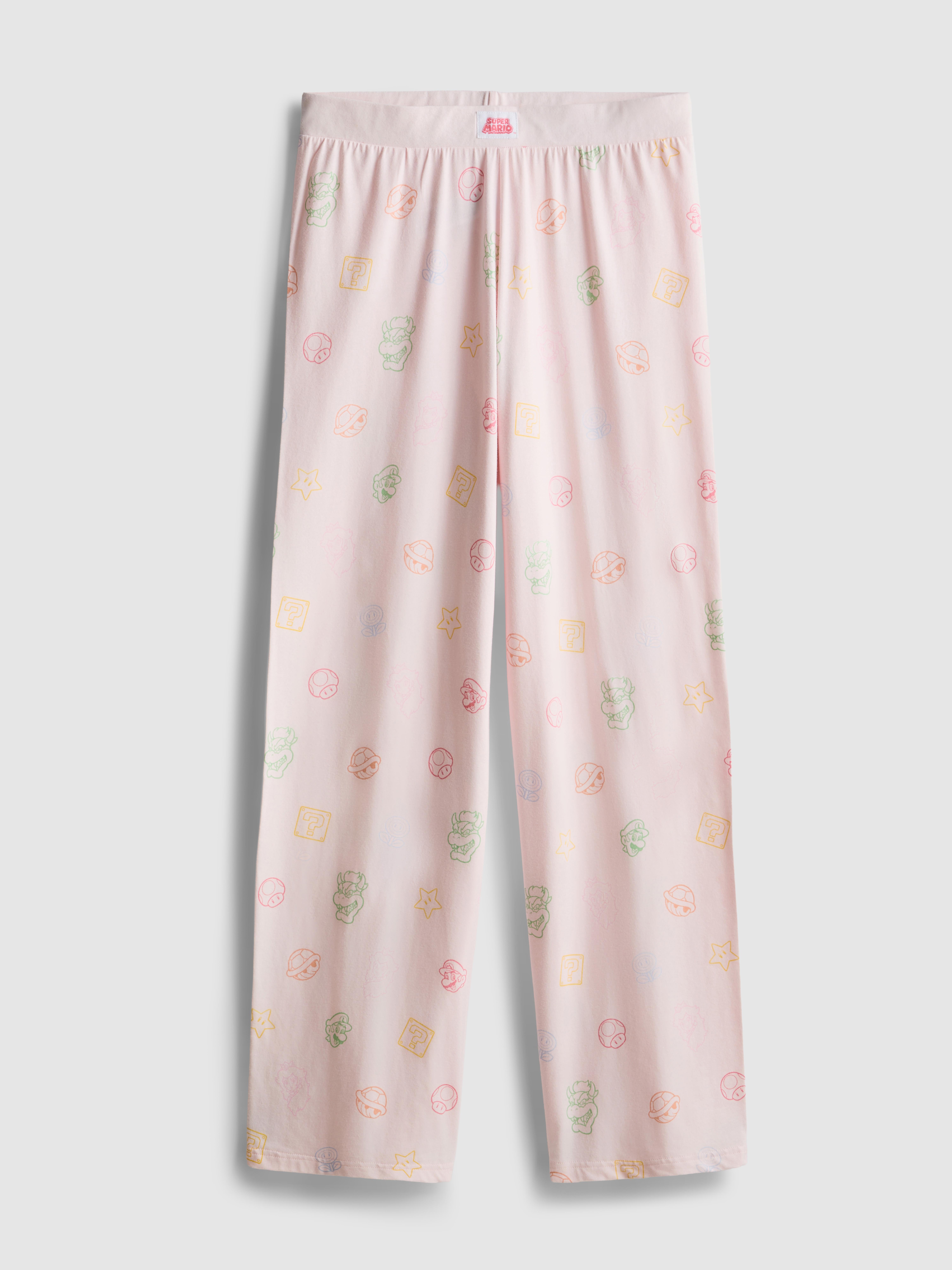 Super Mario Cotton Rich Graphic Pyjama Bottoms