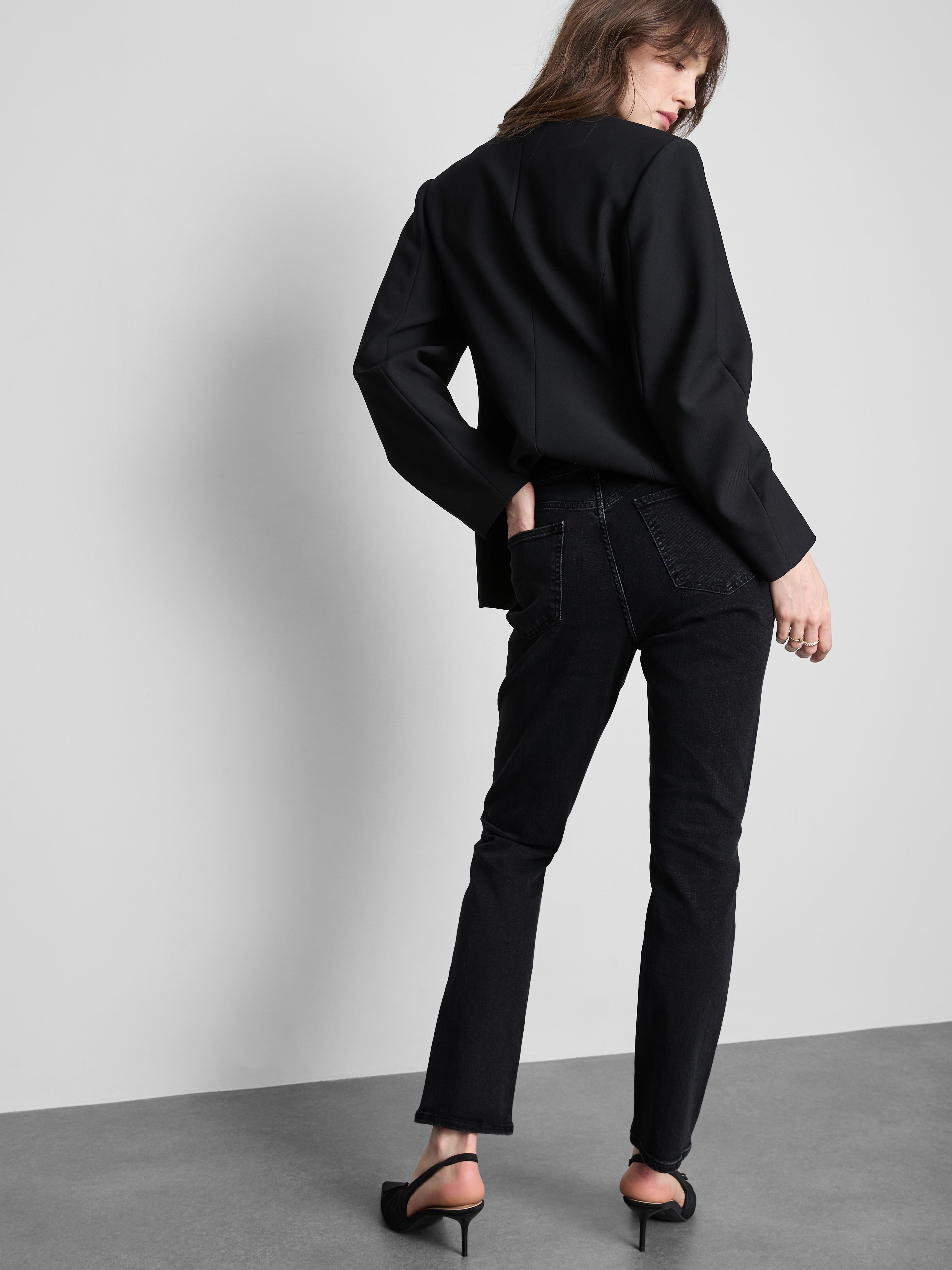 Zigaretten-Jeans aus Baumwoll-Denim