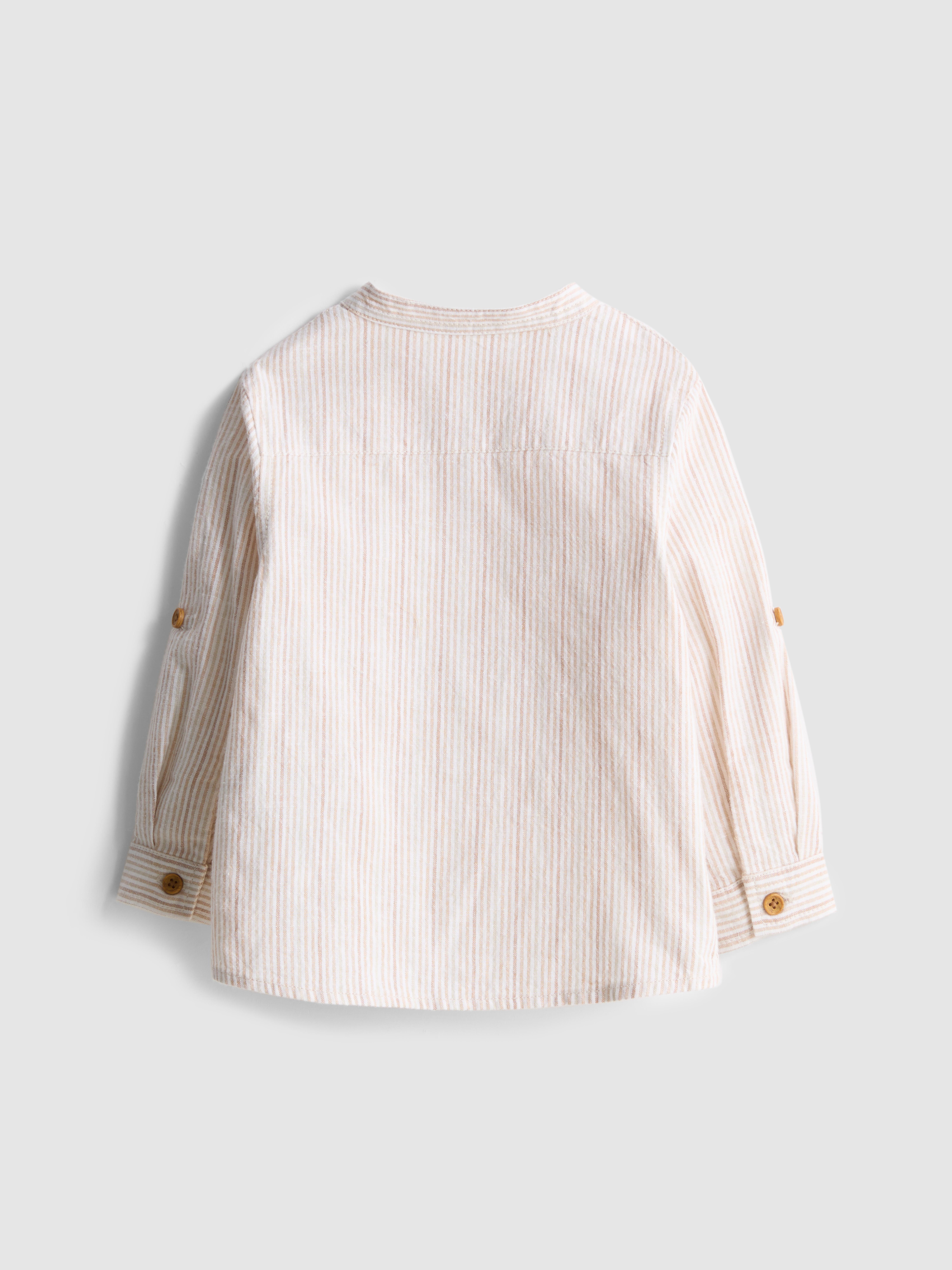 0-36mths | Long Sleeve Grandad Shirt