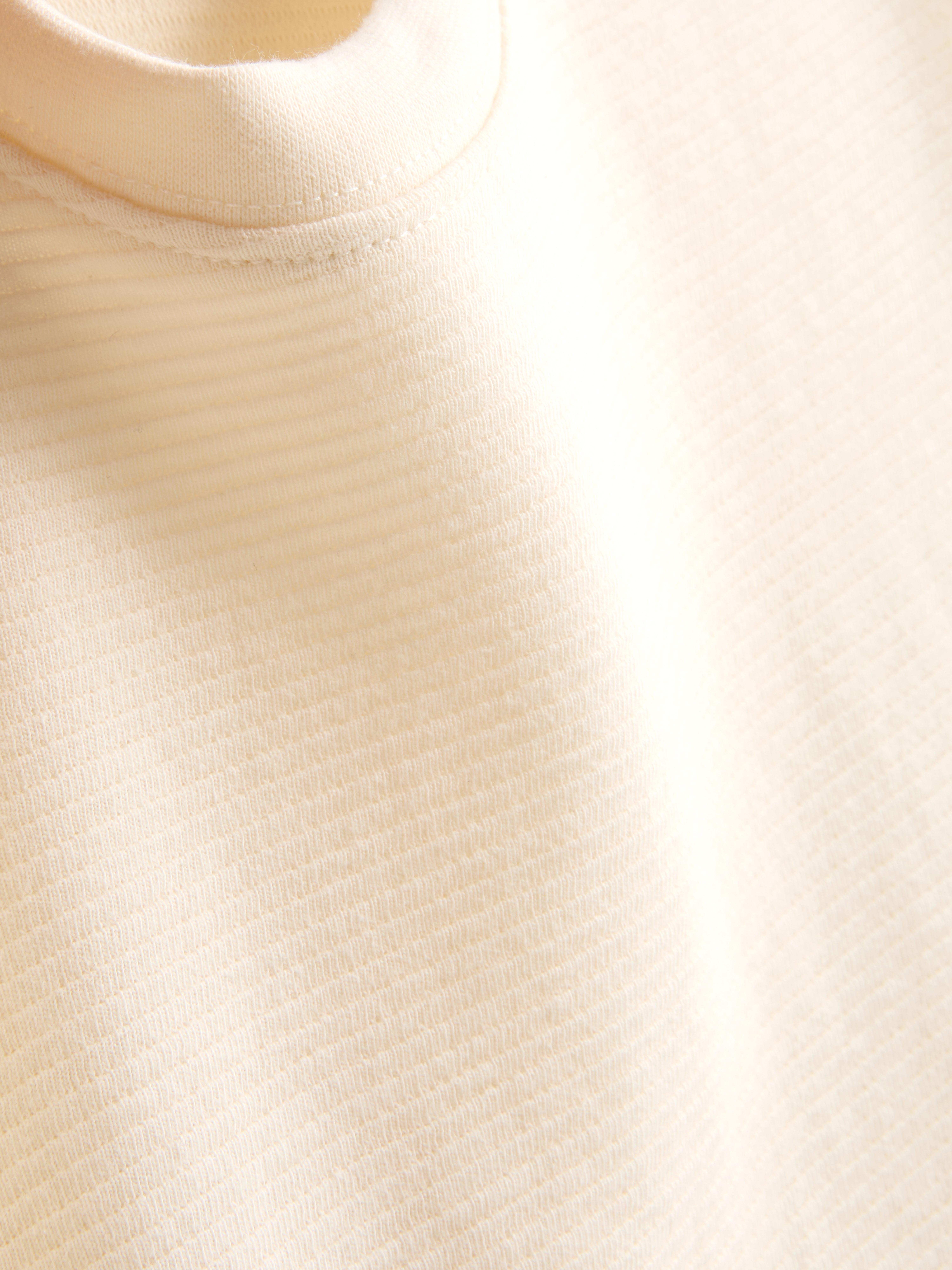 7-15 jr | T-shirt met ribtextuur