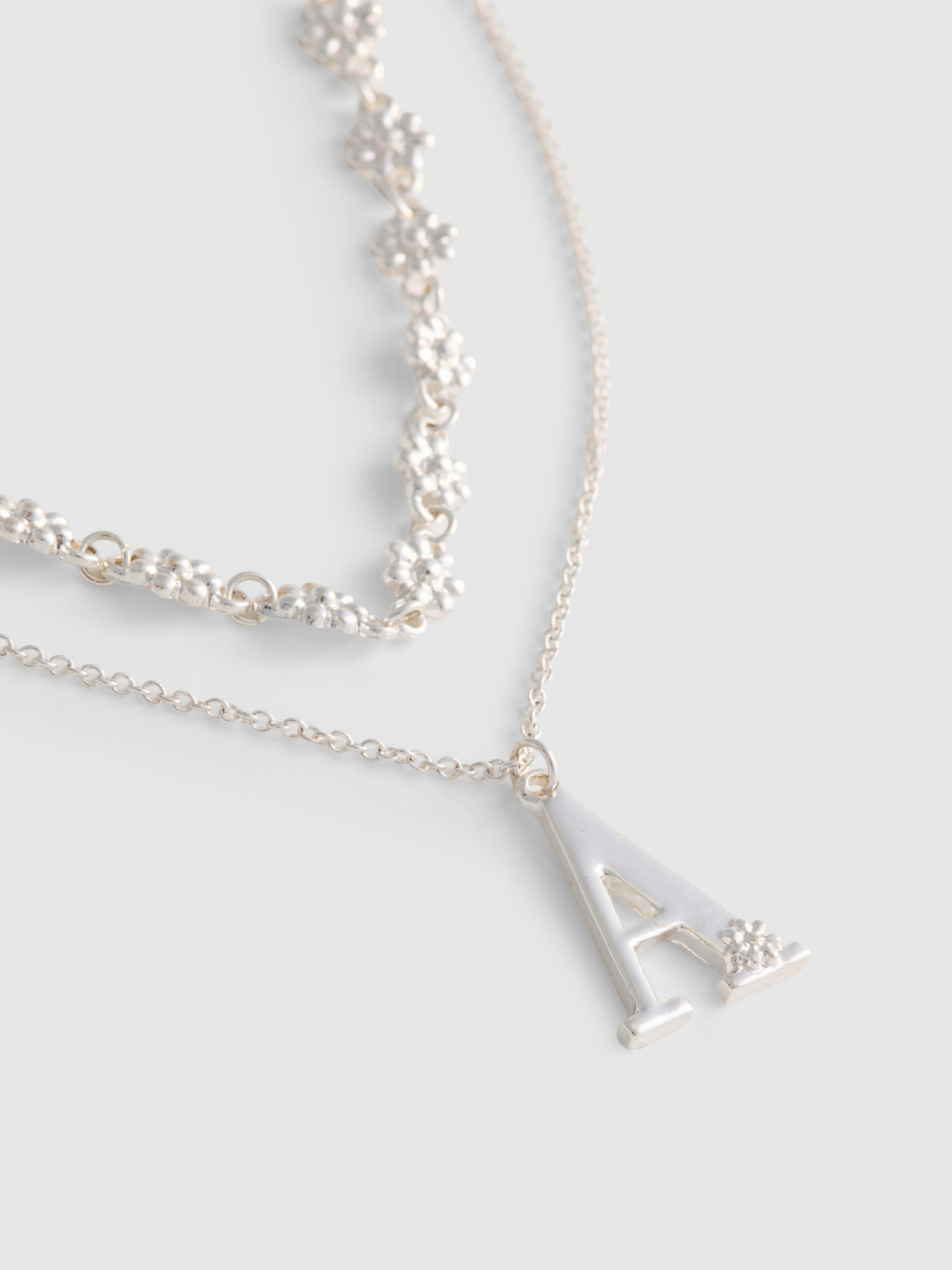 Initial Layered Necklace