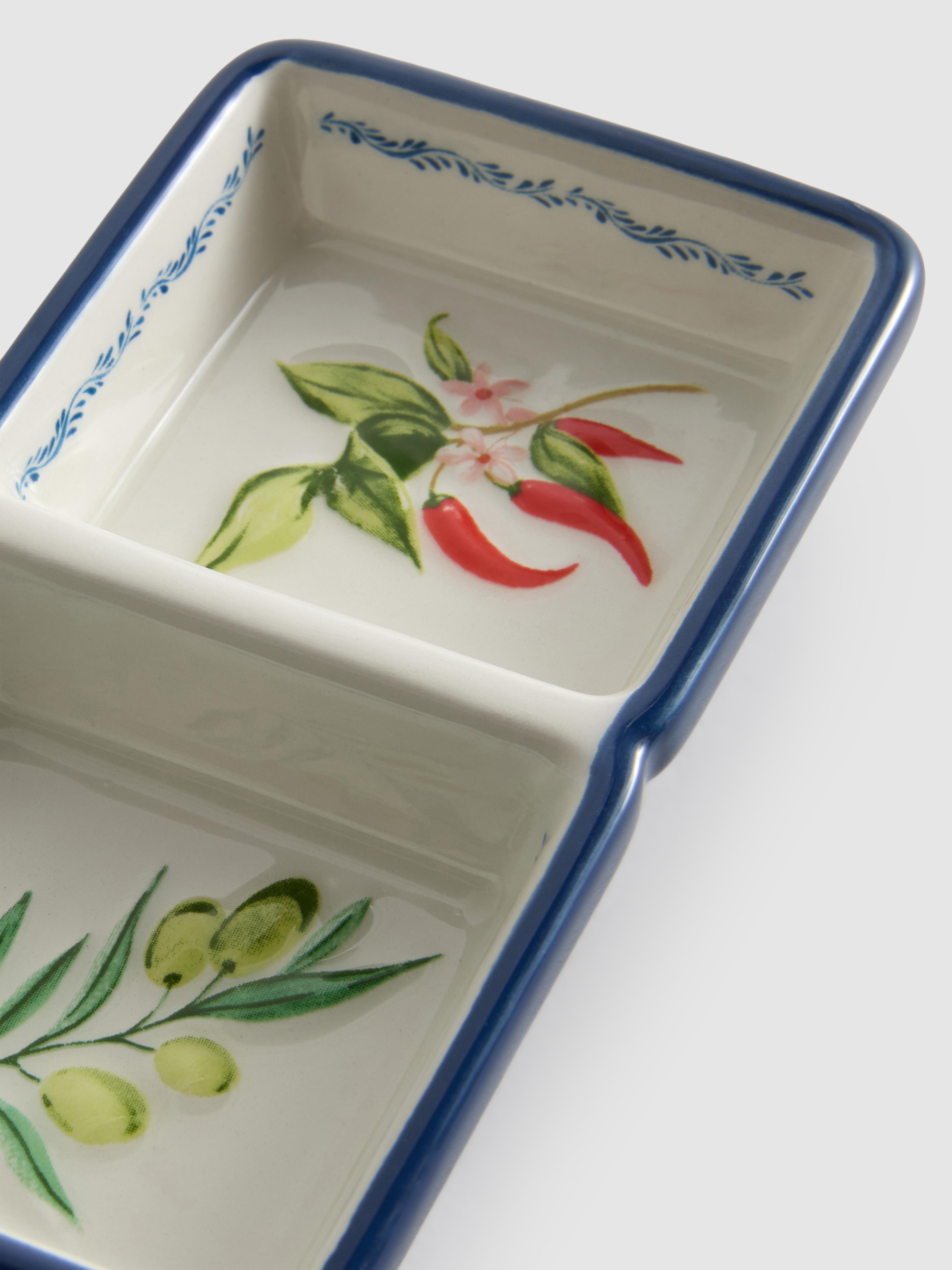 Dubbele dipschaaltjes in mediterrane stijl