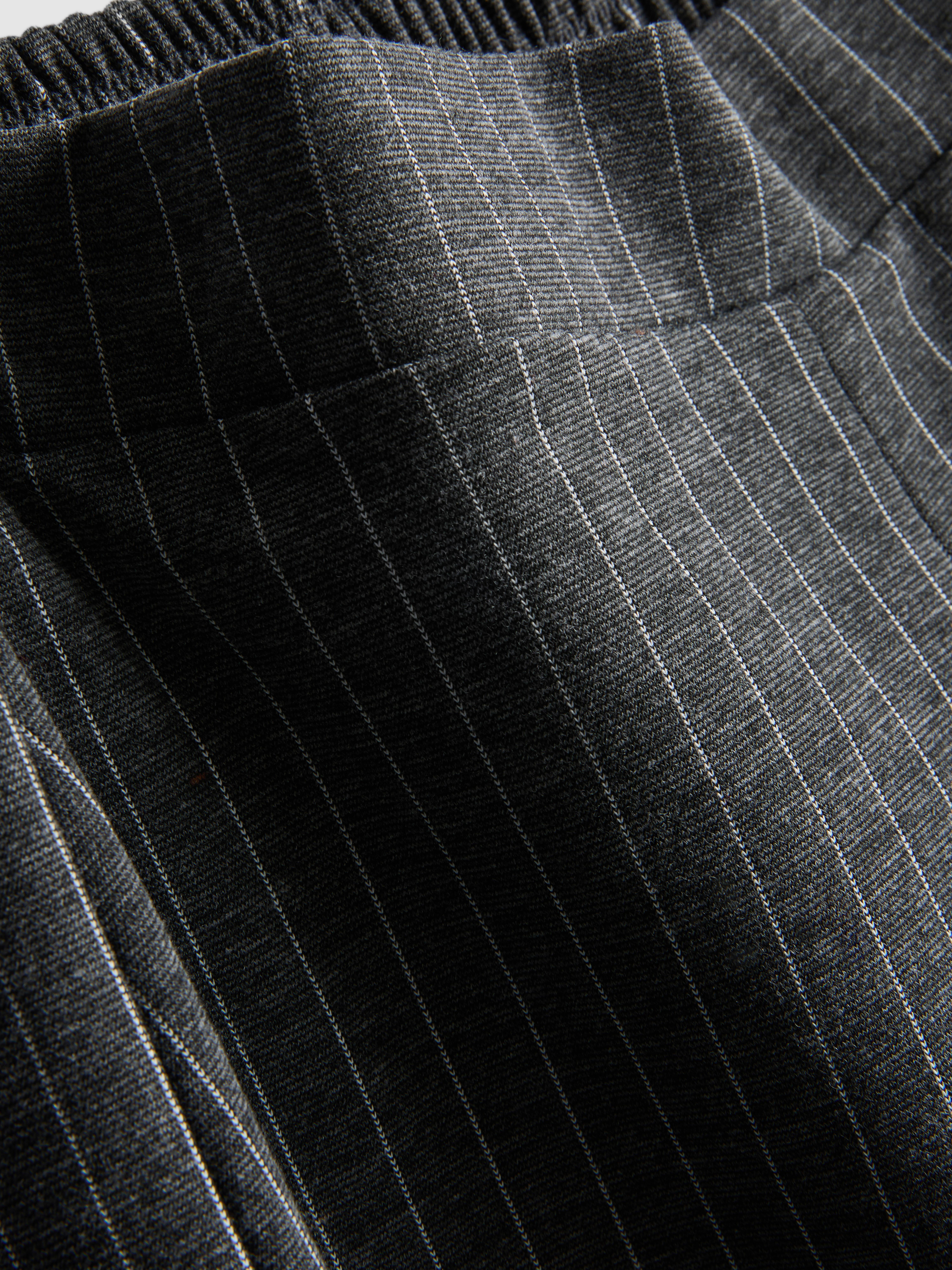 Wide Leg Pinstripe Pants