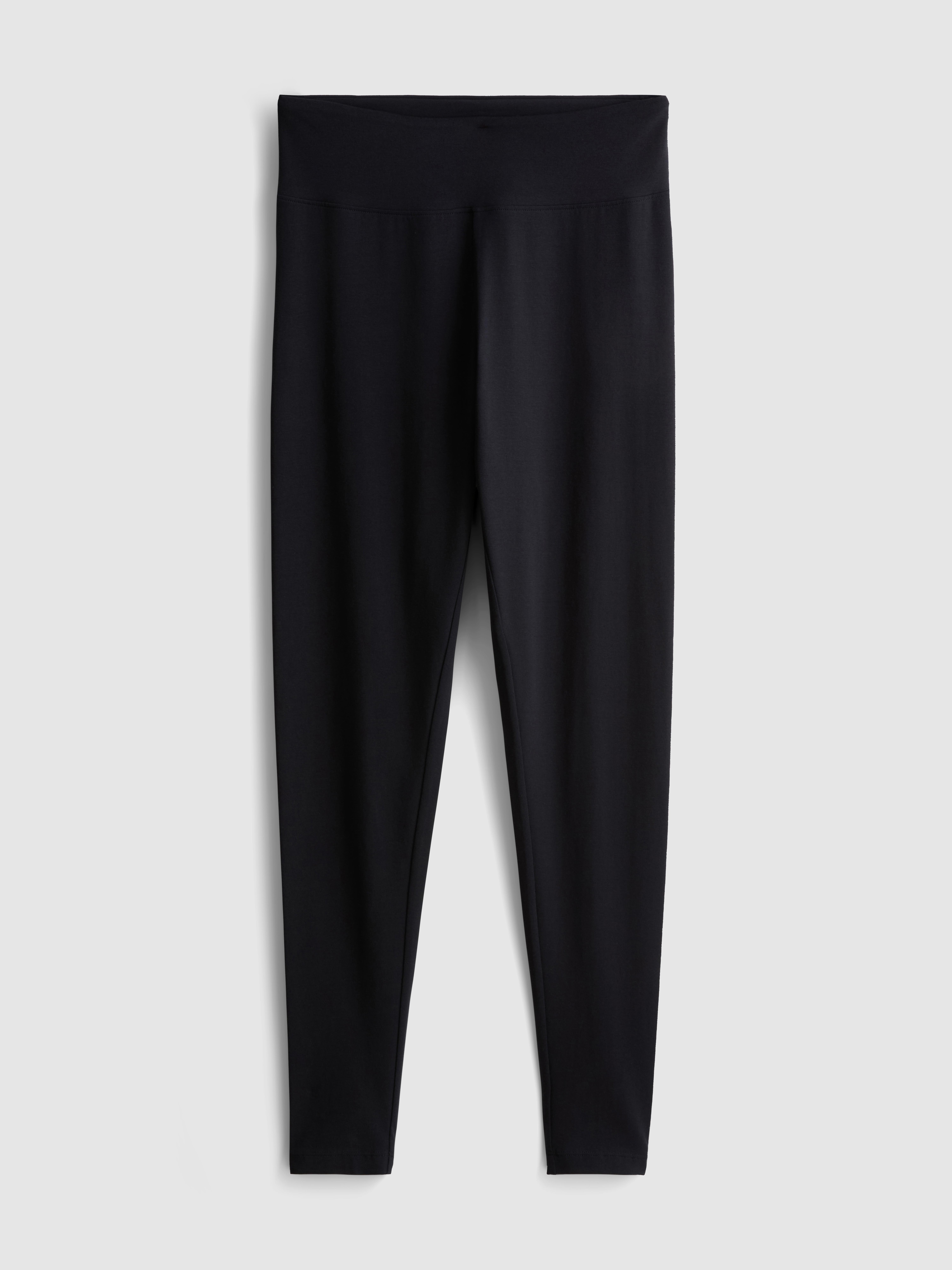 High-Waist-Leggings mit hohem Baumwollanteil