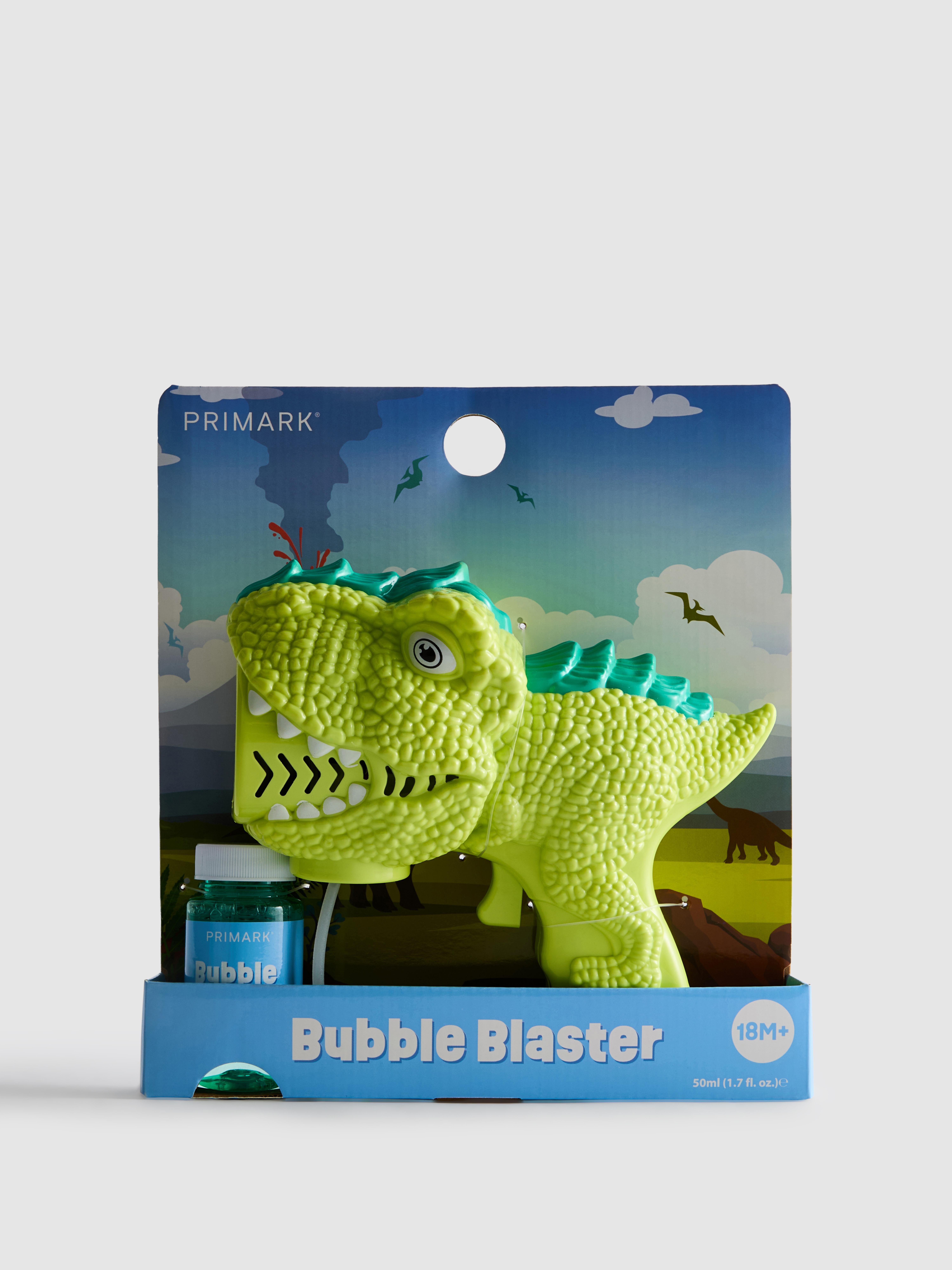 Pistolet à bulles dinosaure