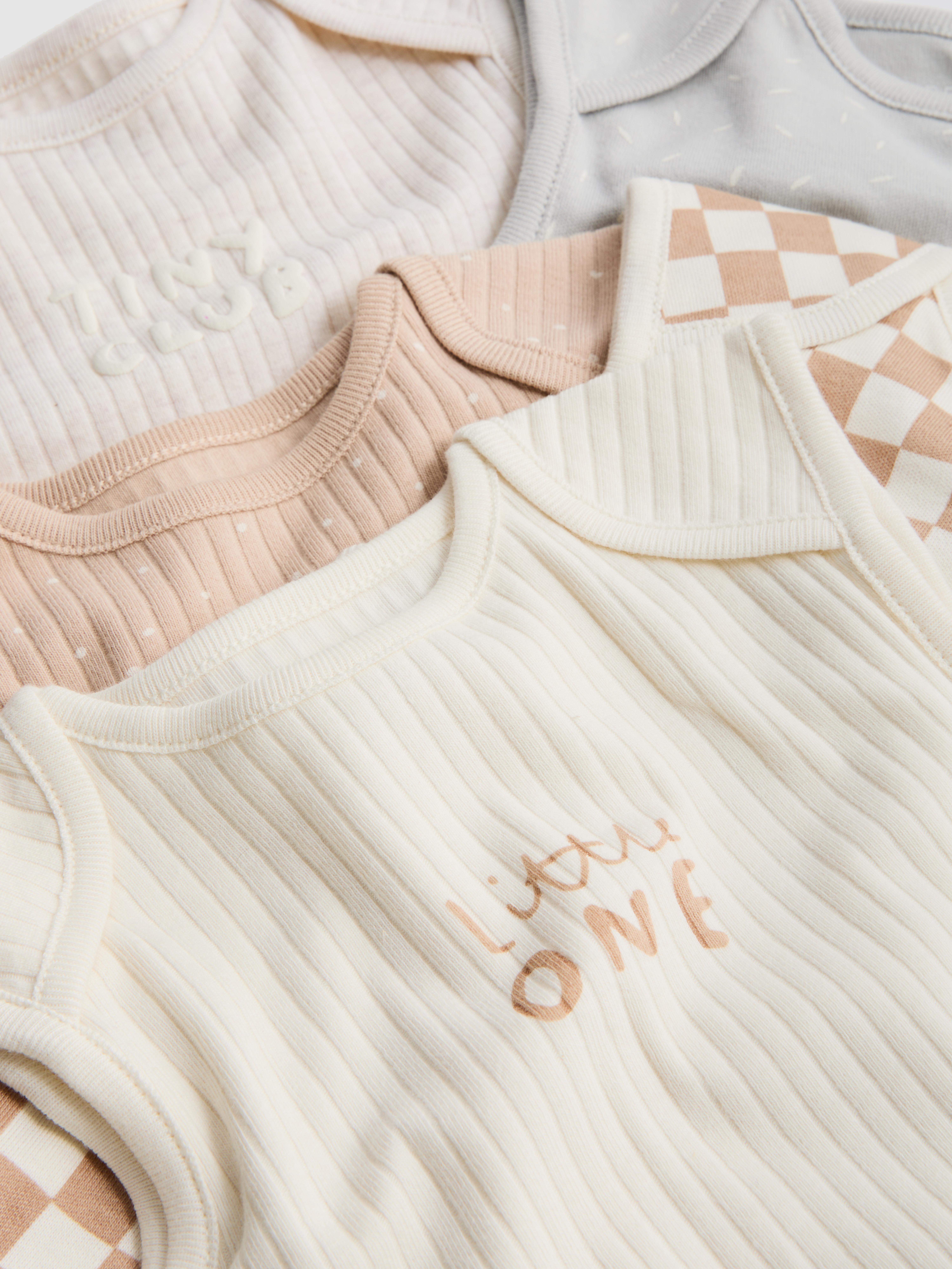 0-36mths | 5pk Sleeveless Bodysuits