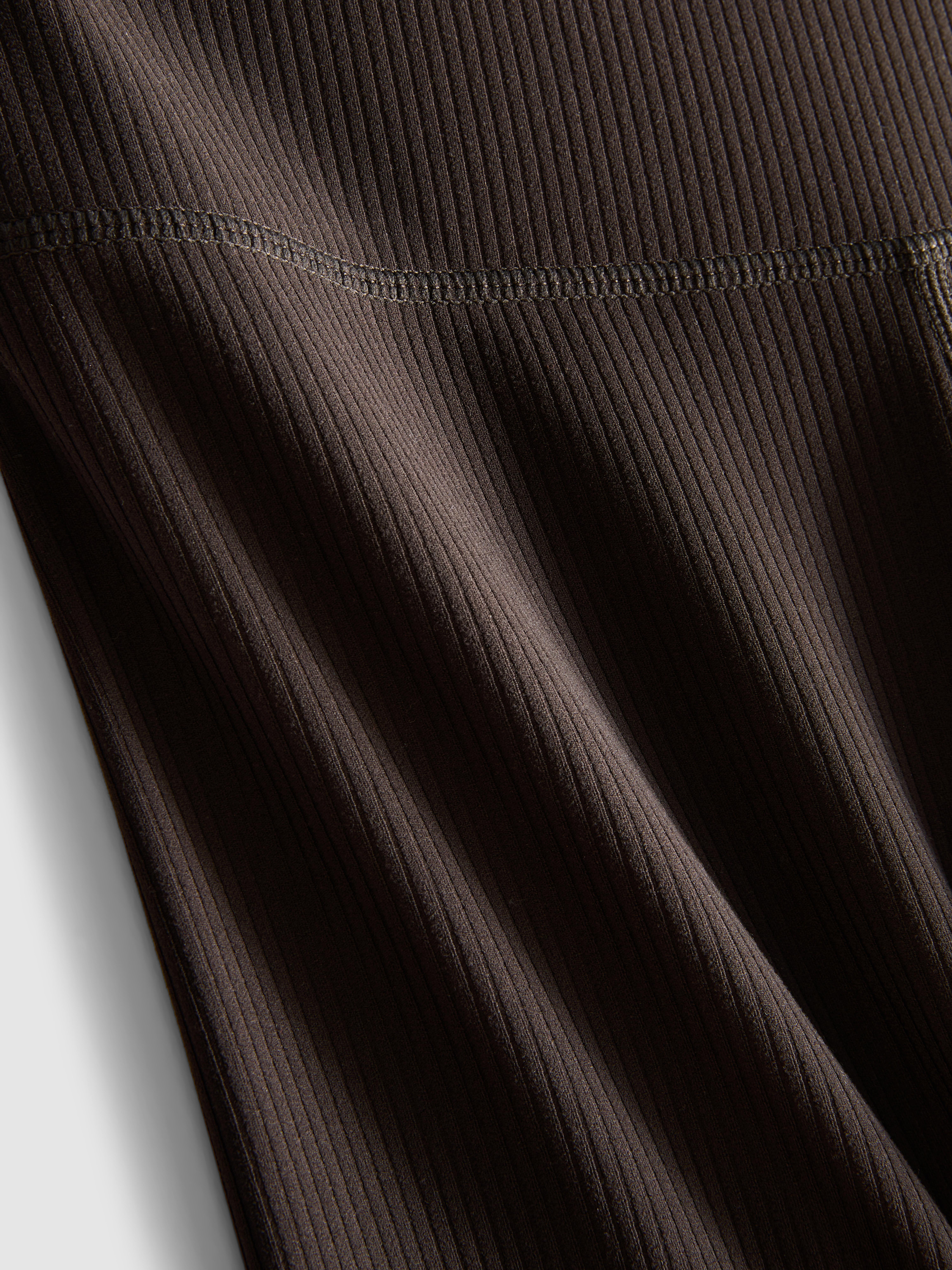 High Waisted Ribbed Active Leggings