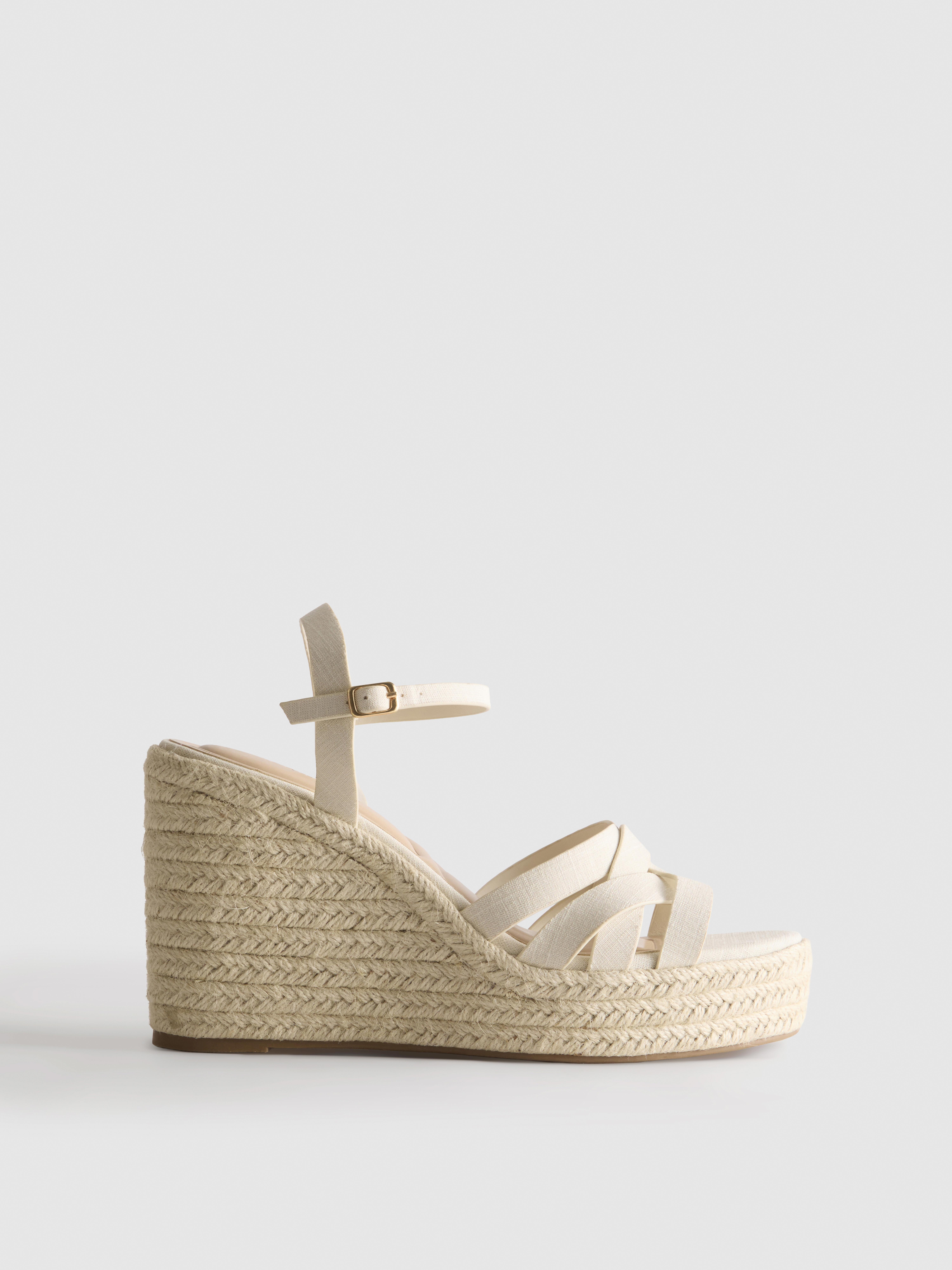 Espadrille Wedge Heeled Sandals