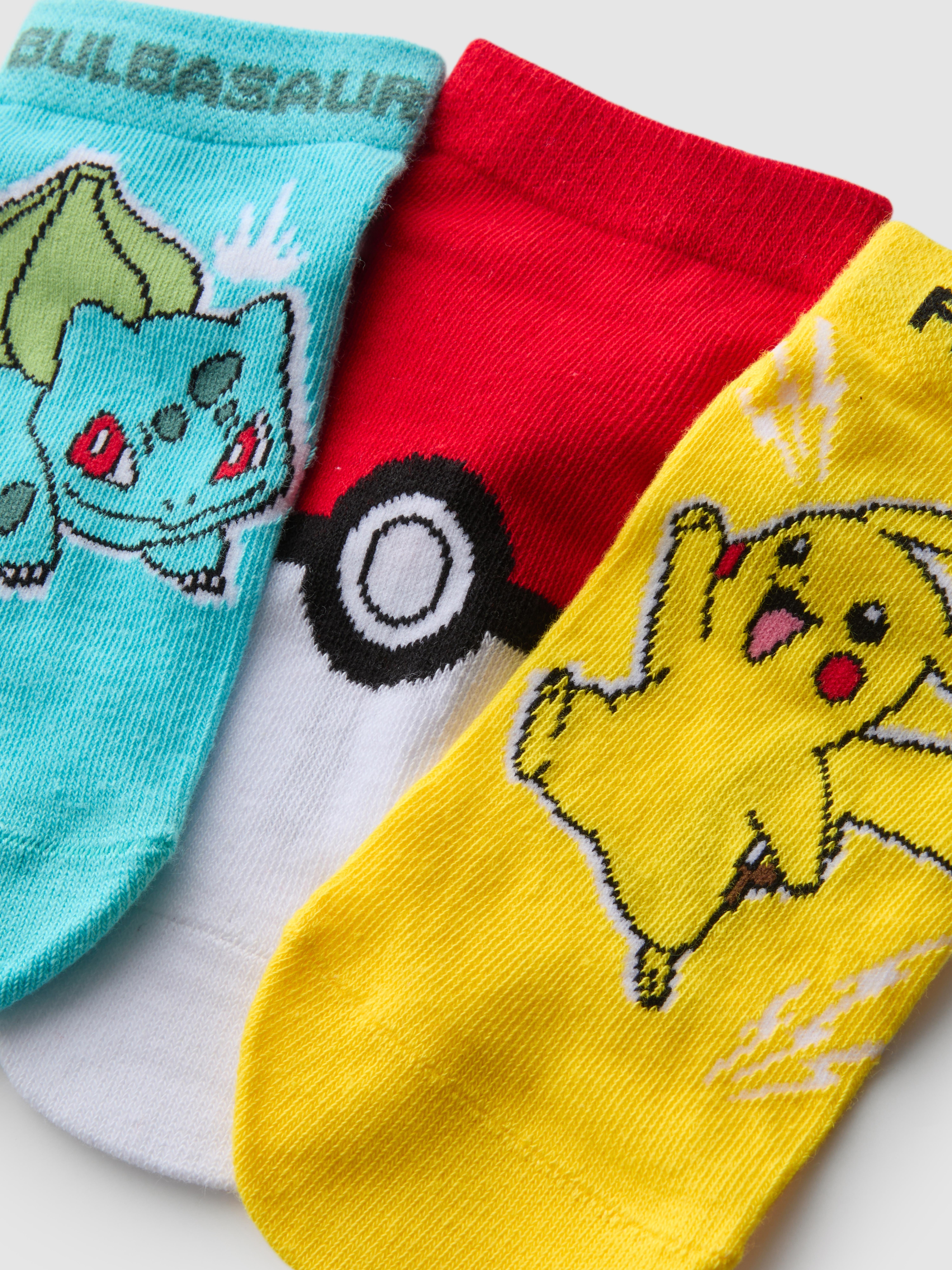 3 perechi de șosete sport cu Pokémon
