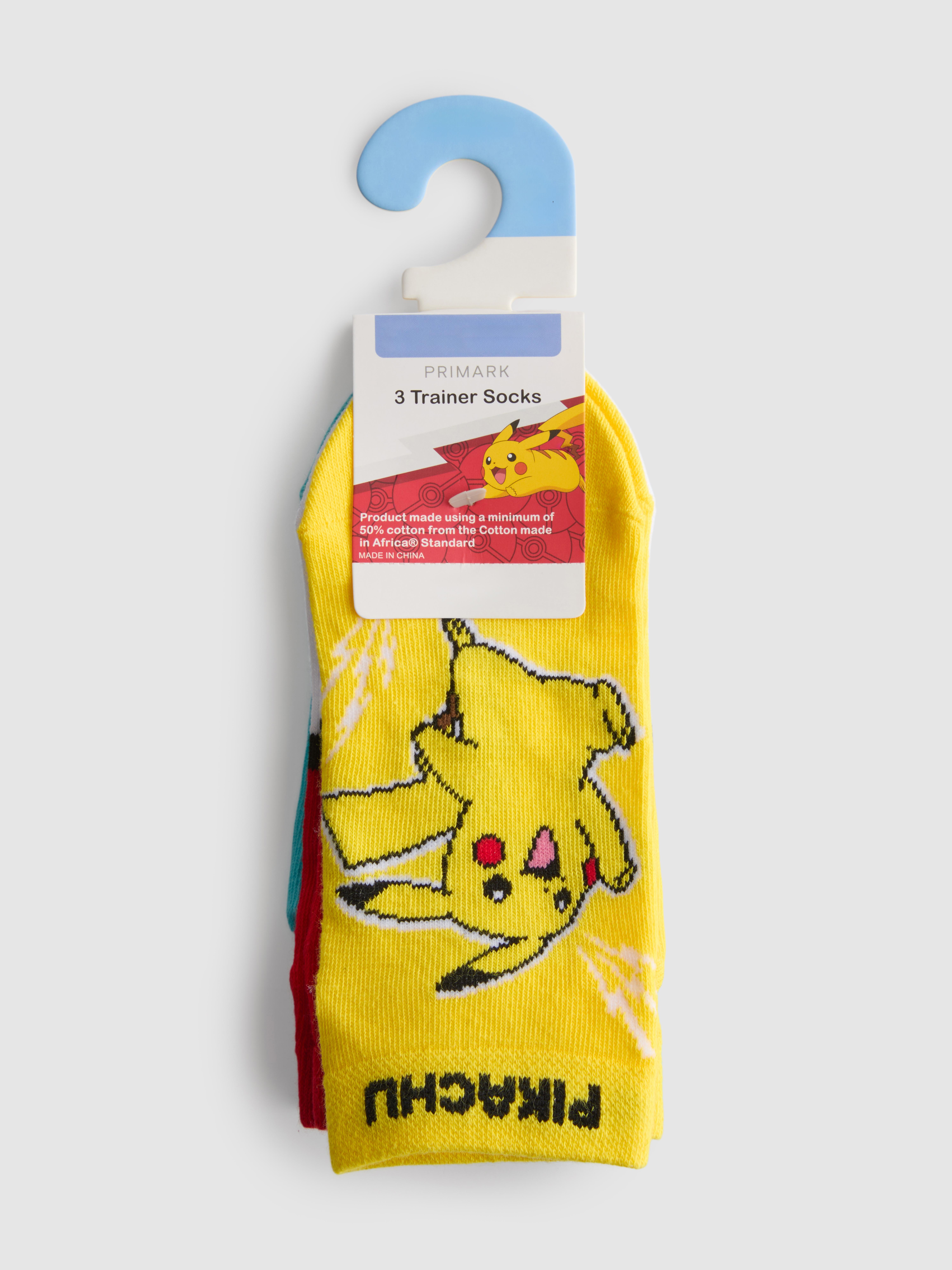 3 perechi de șosete sport cu Pokémon