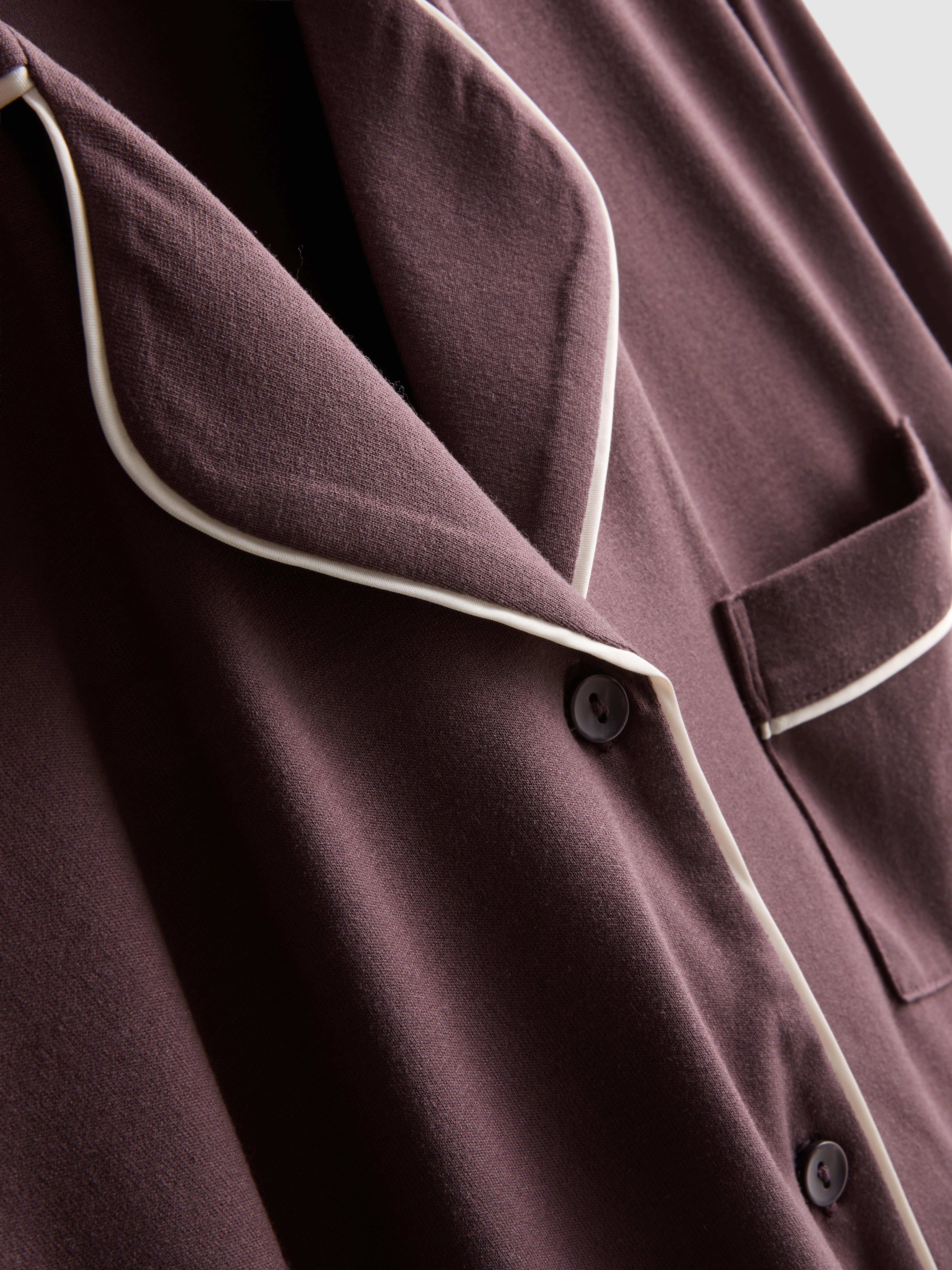 Piped Jersey Boyfriend Pajamas