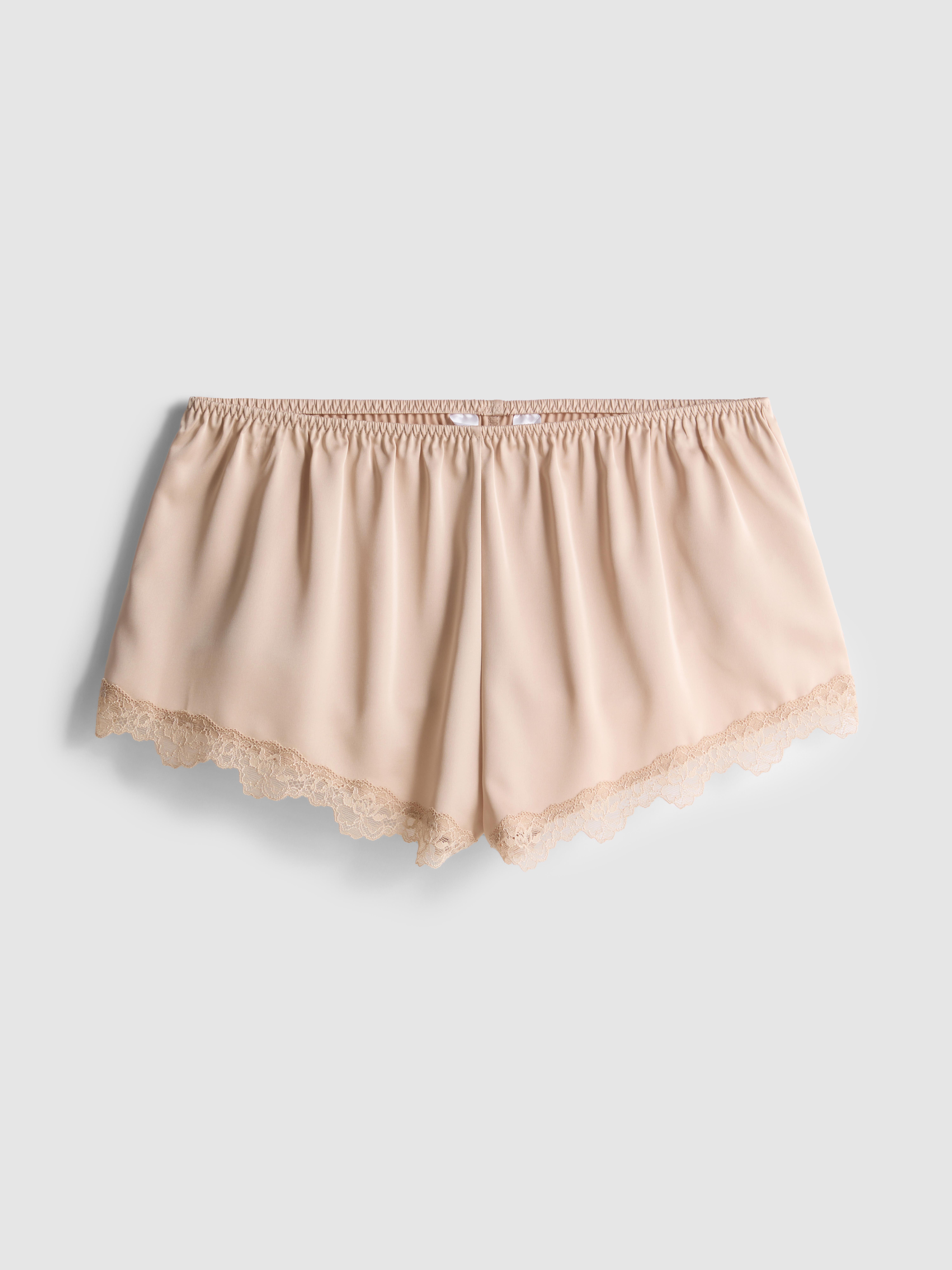 Klassieke satijnen pyjamashort