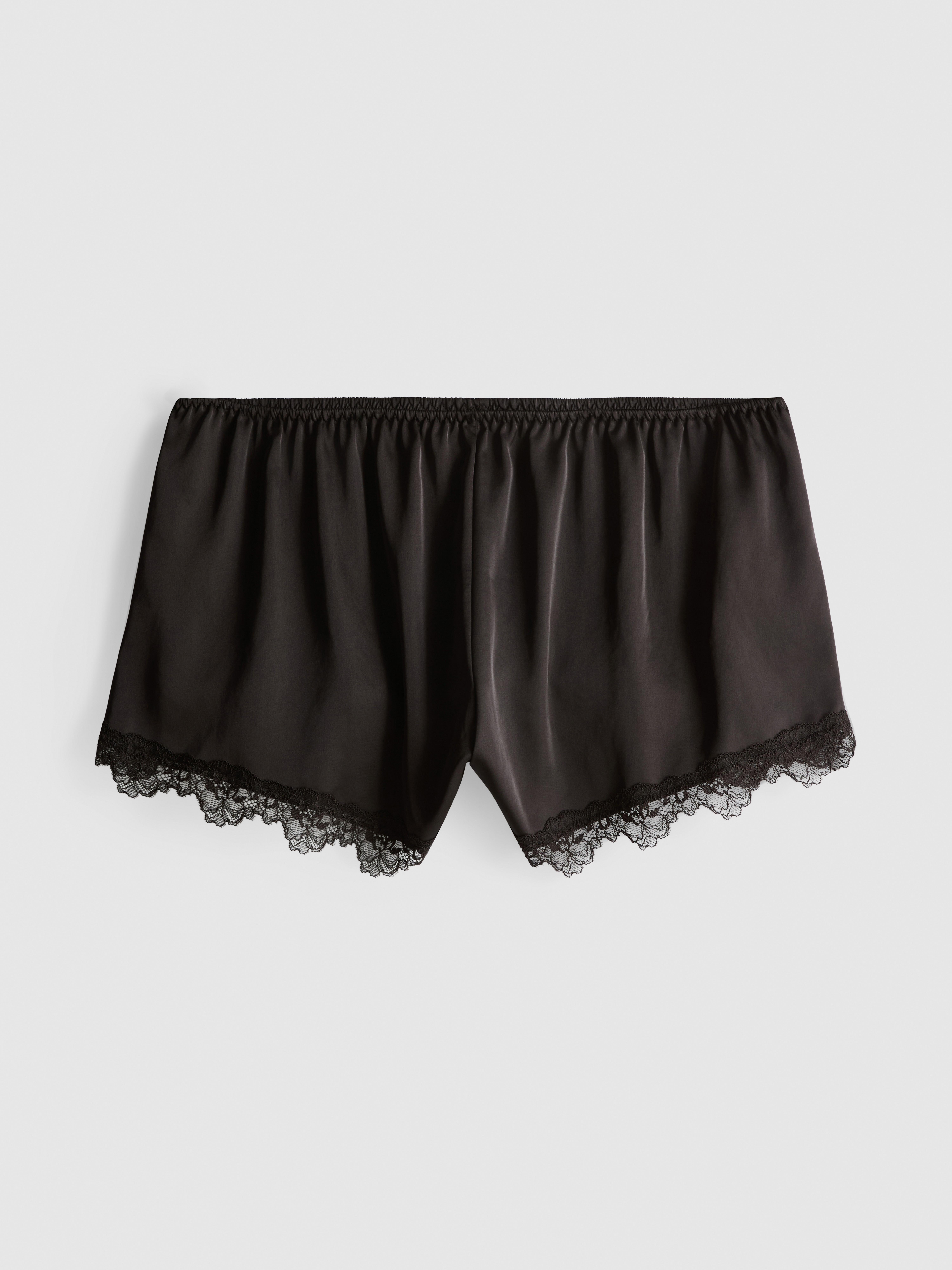 Pantaloni scurți de pijama clasici din satin