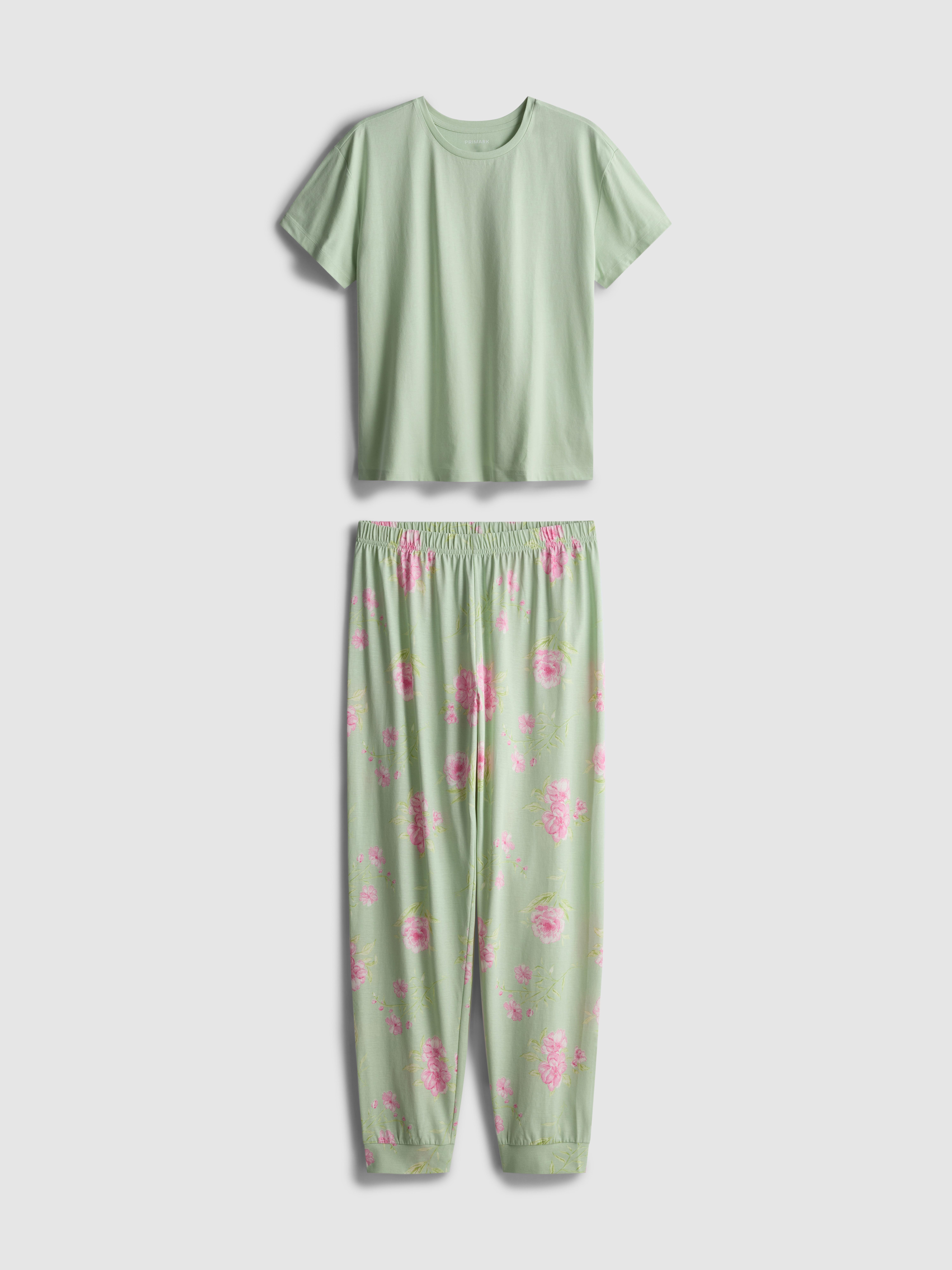 Cotton Printed Short Sleeve Pyjamas