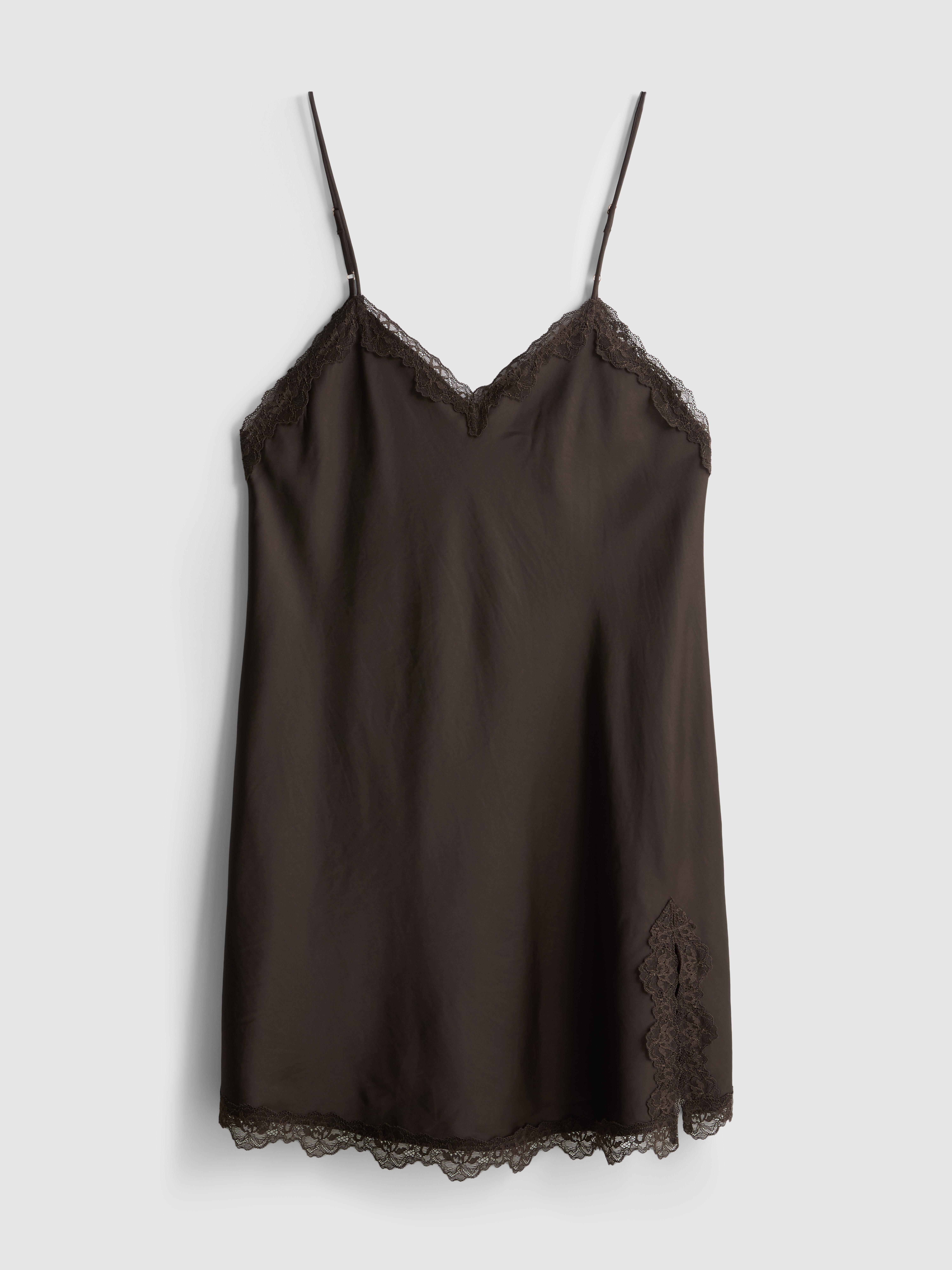 Camisa noite mini cetim clássica