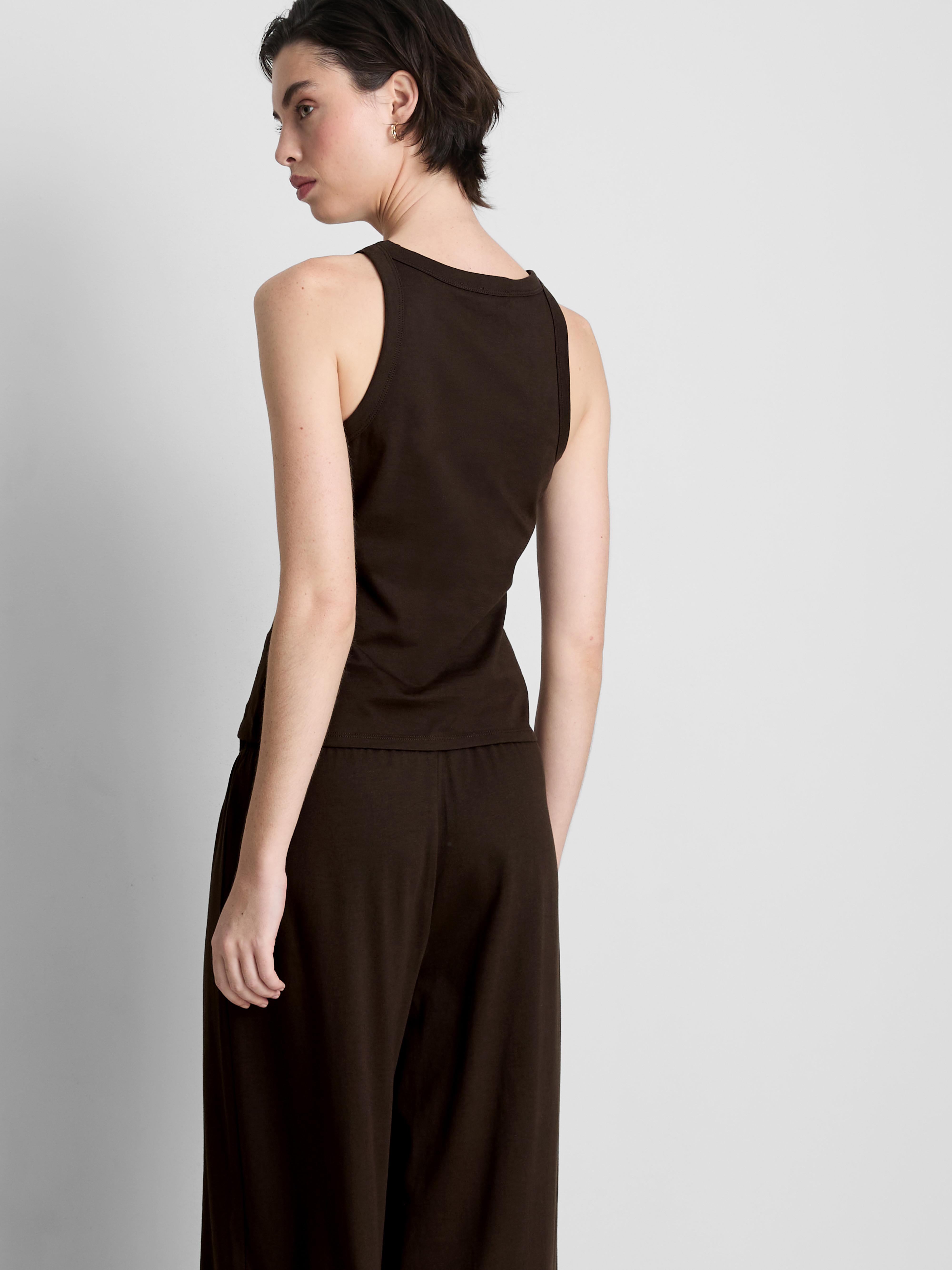 Cotton Racerback Tank Top