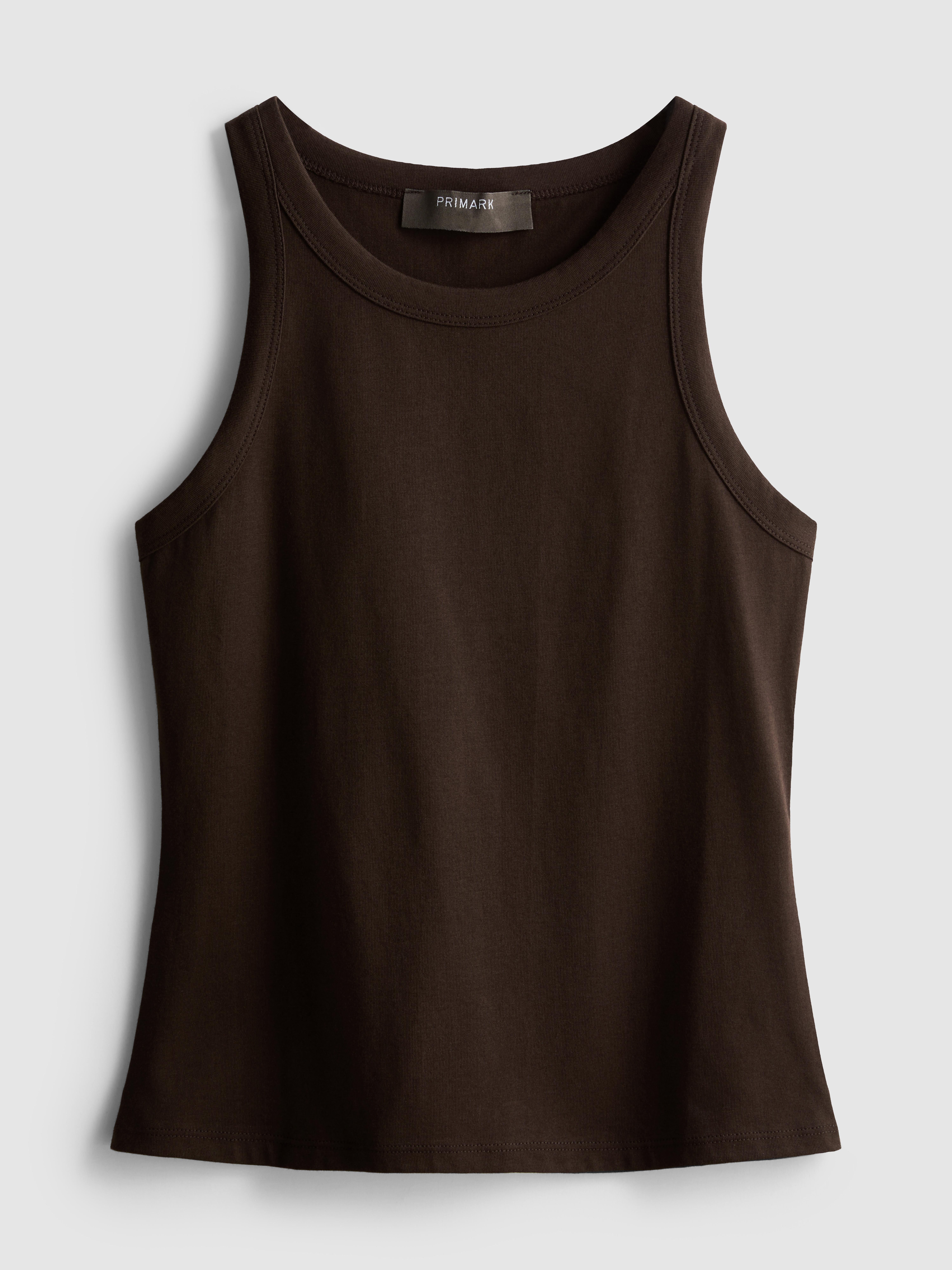 Cotton Racerback Tank Top