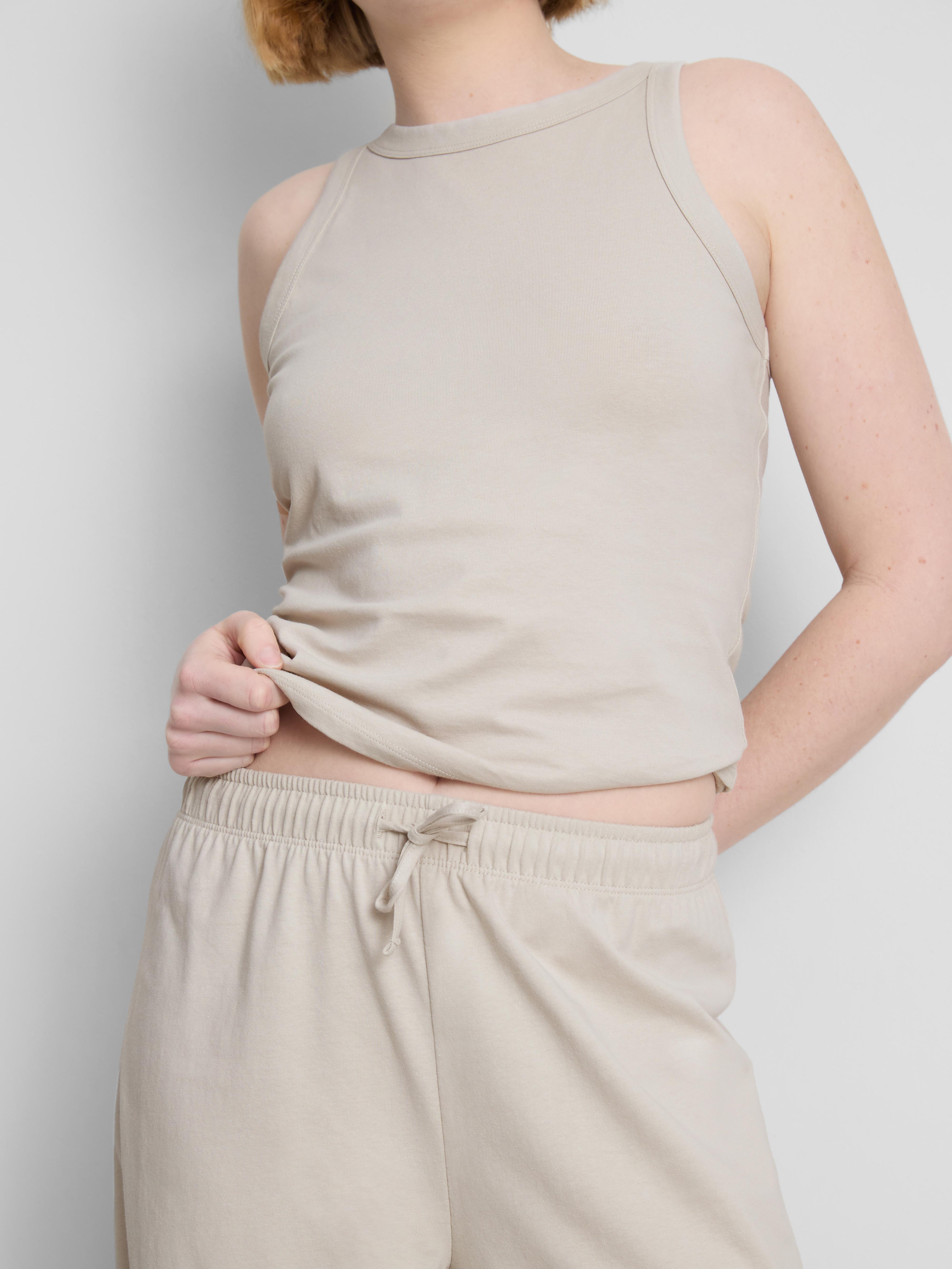 Cotton Casual Wide-Leg Joggers
