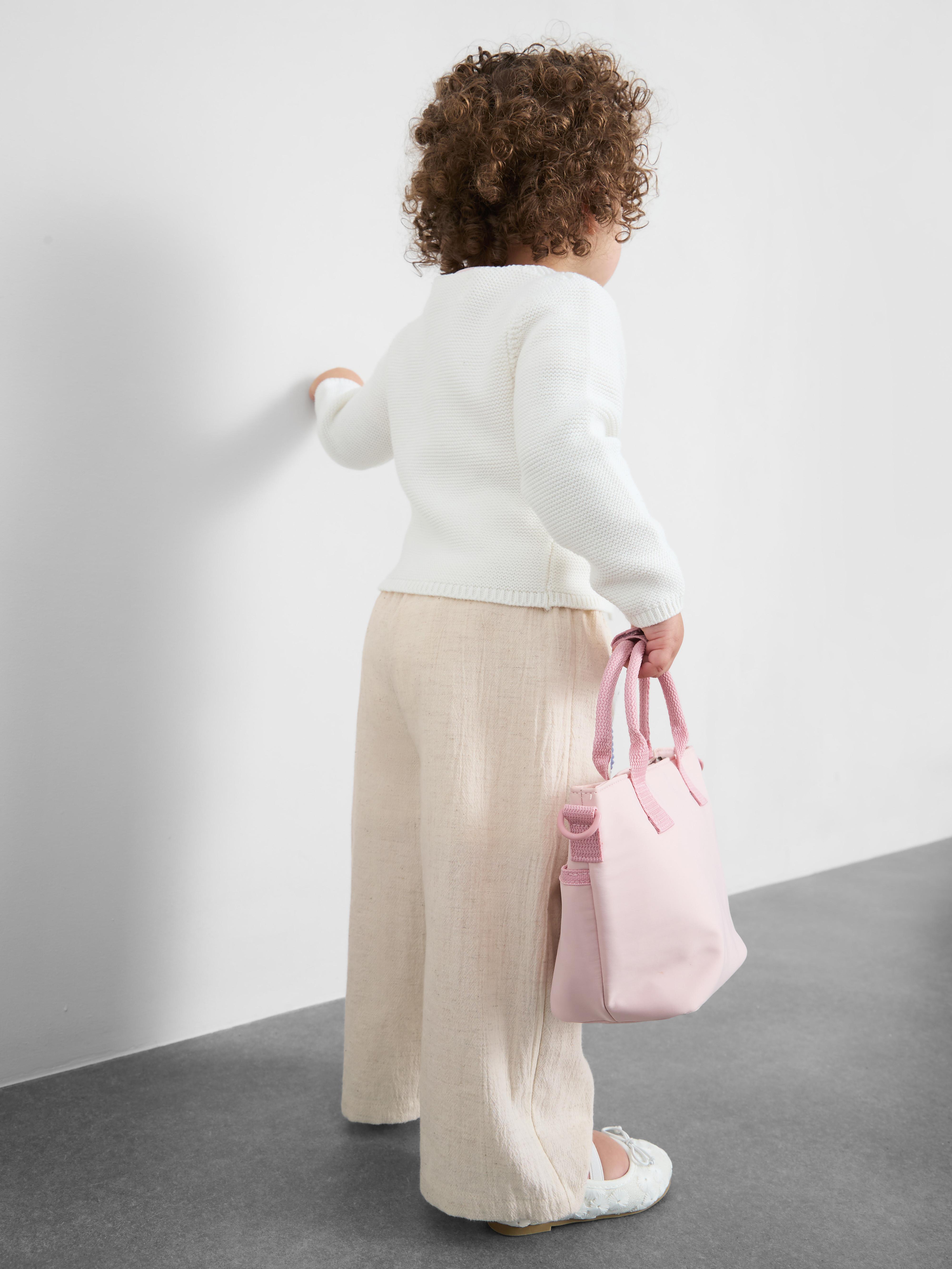 0-36mths | Floral Appliqué Straight Leg Pants