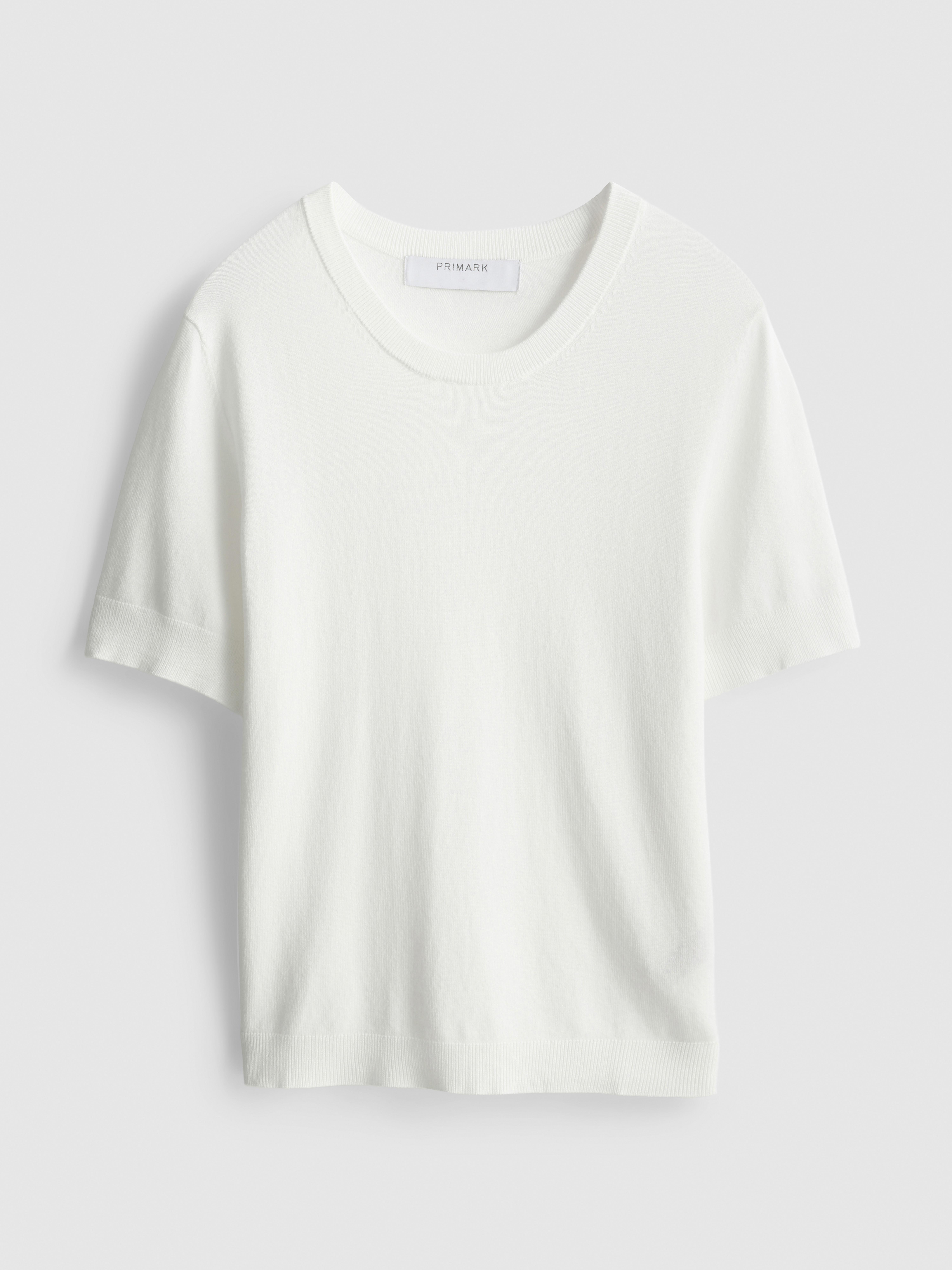 Compact Knit Short-Sleeve Tee