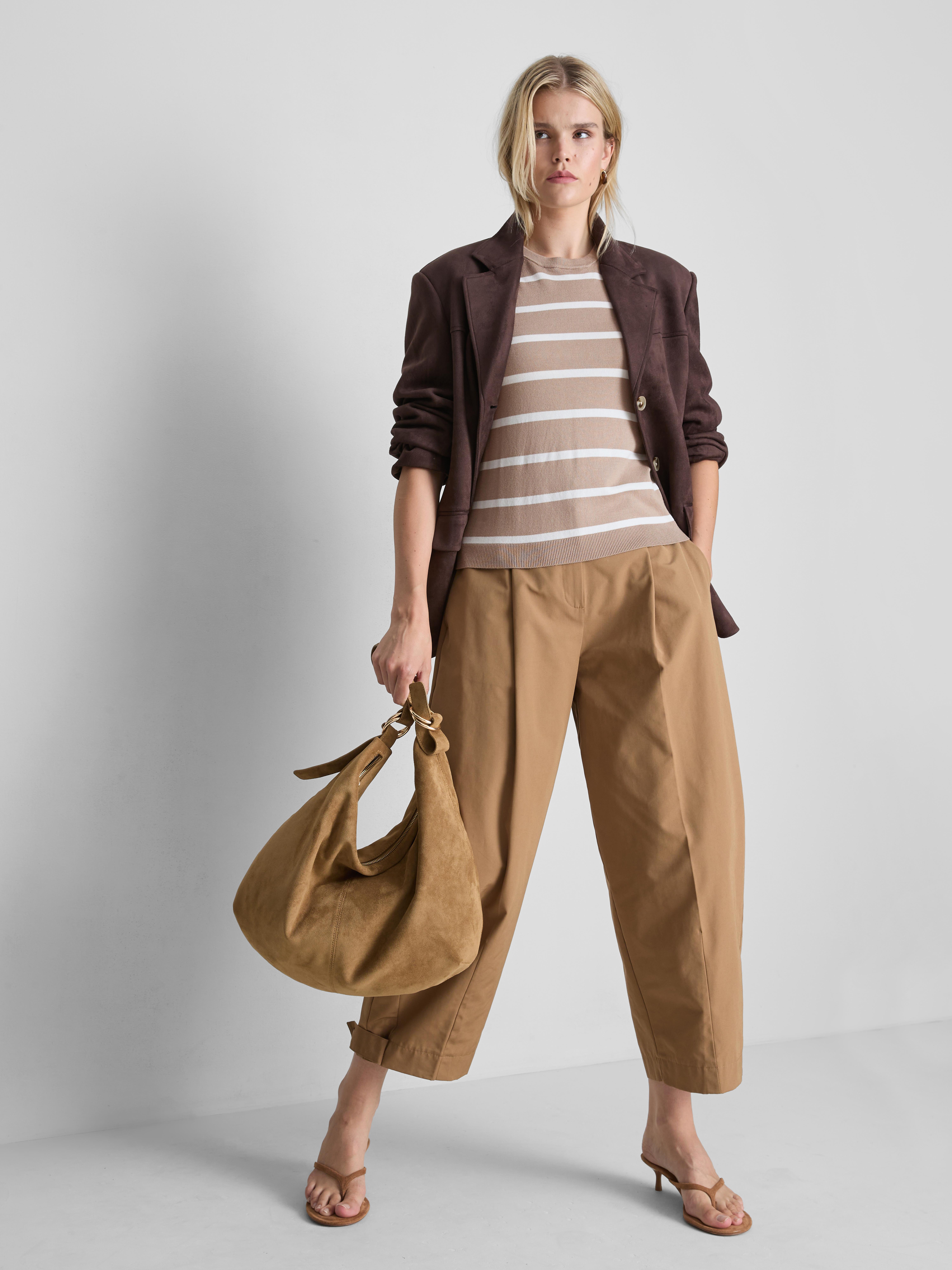 Compact Knit Short-Sleeve Tee