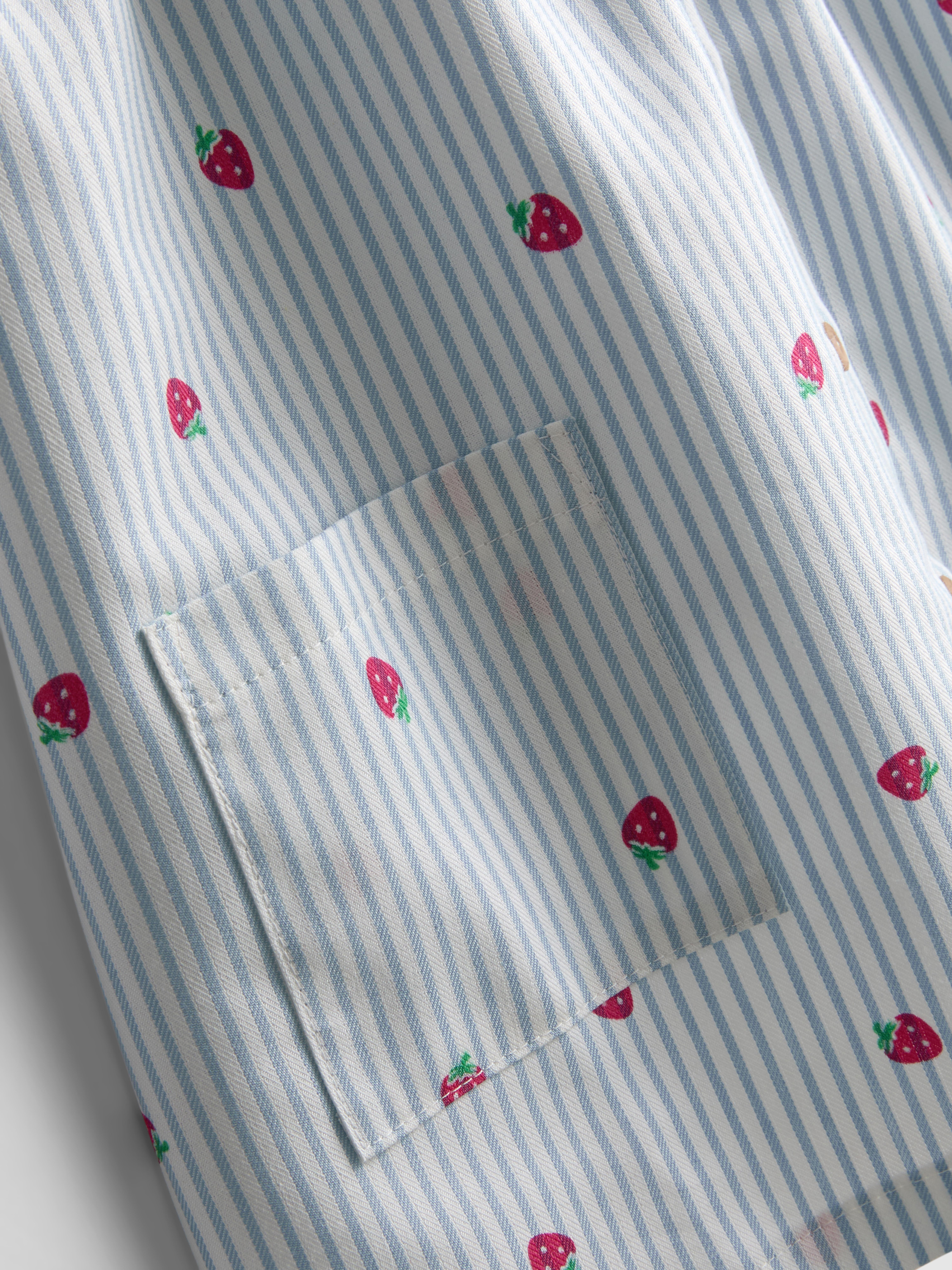 0-36mths | Stripe Ruffle Smock Dress