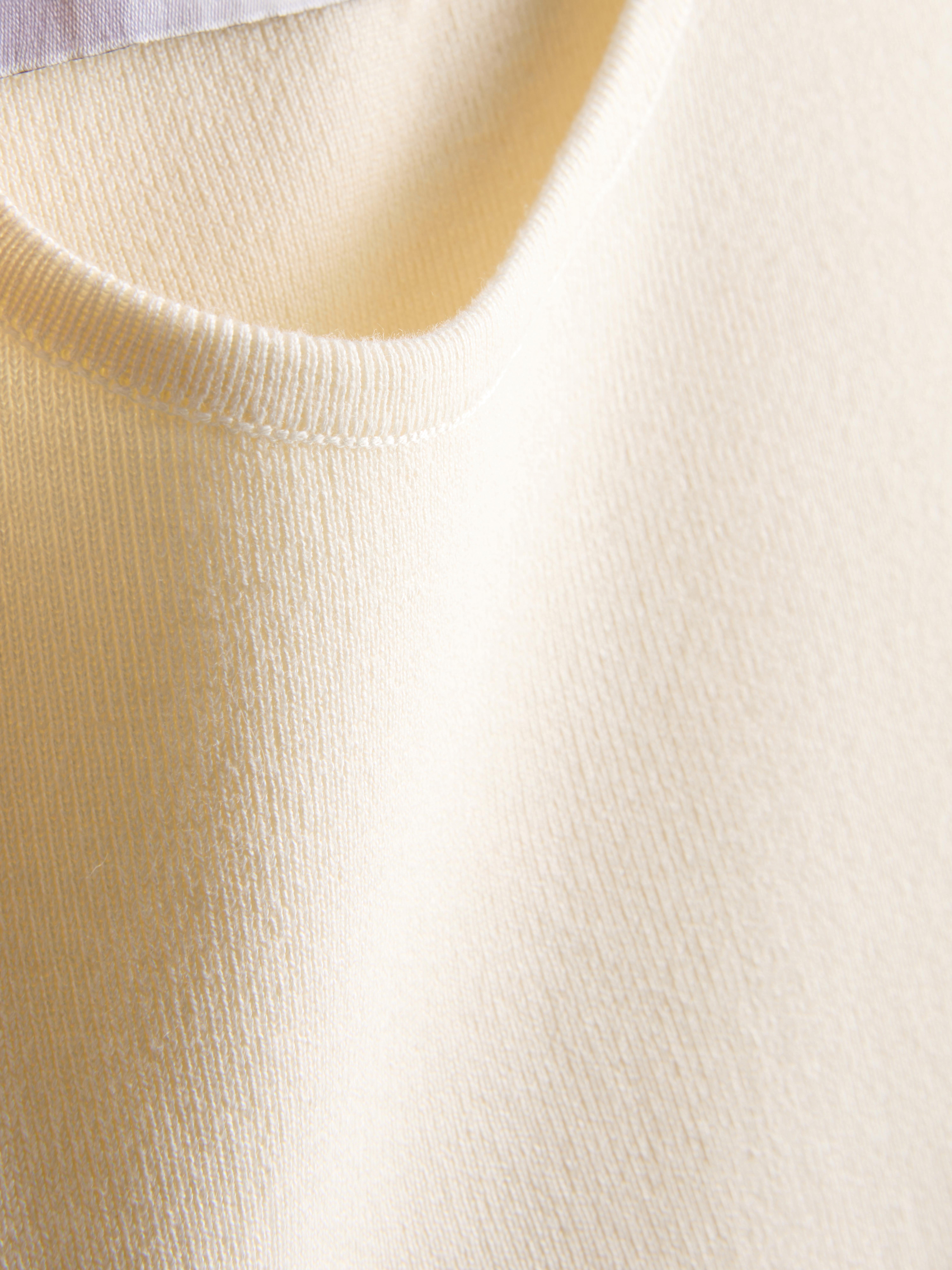 Gilet lungo lavorato a maglia