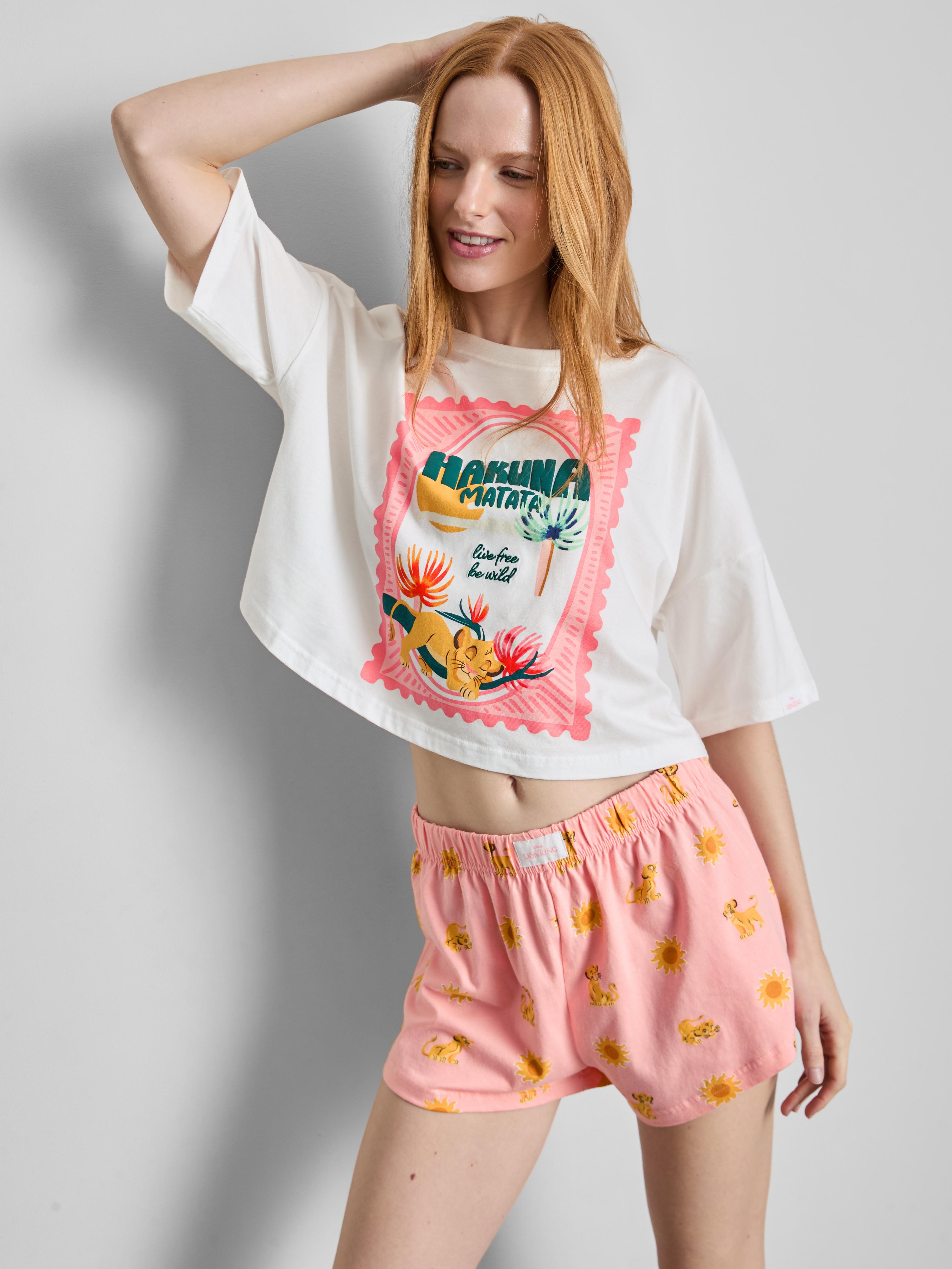Disney’s The Lion King Graphic Cotton Shorty Pyjamas