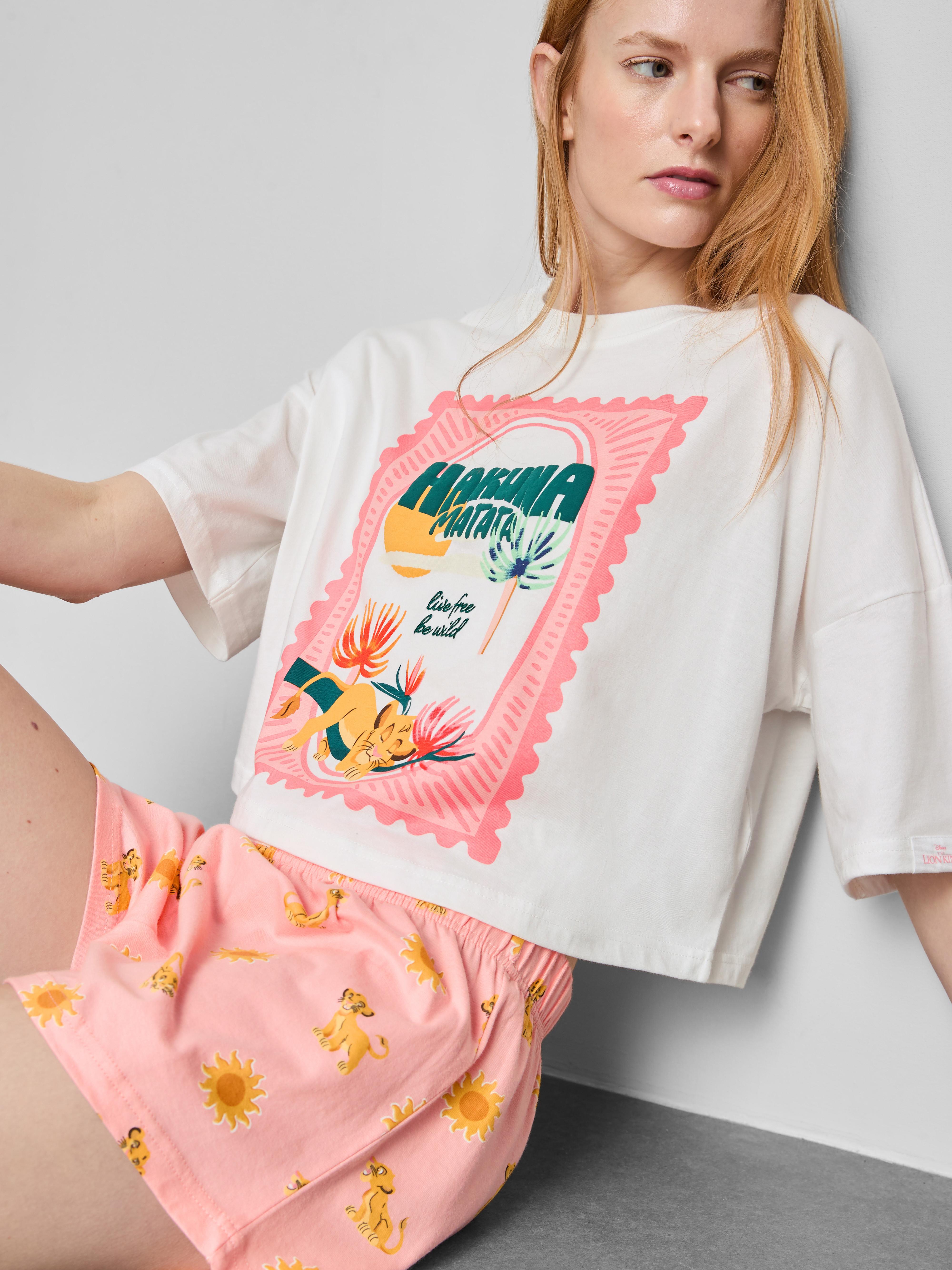 Disney’s The Lion King Graphic Cotton Shorty Pajamas