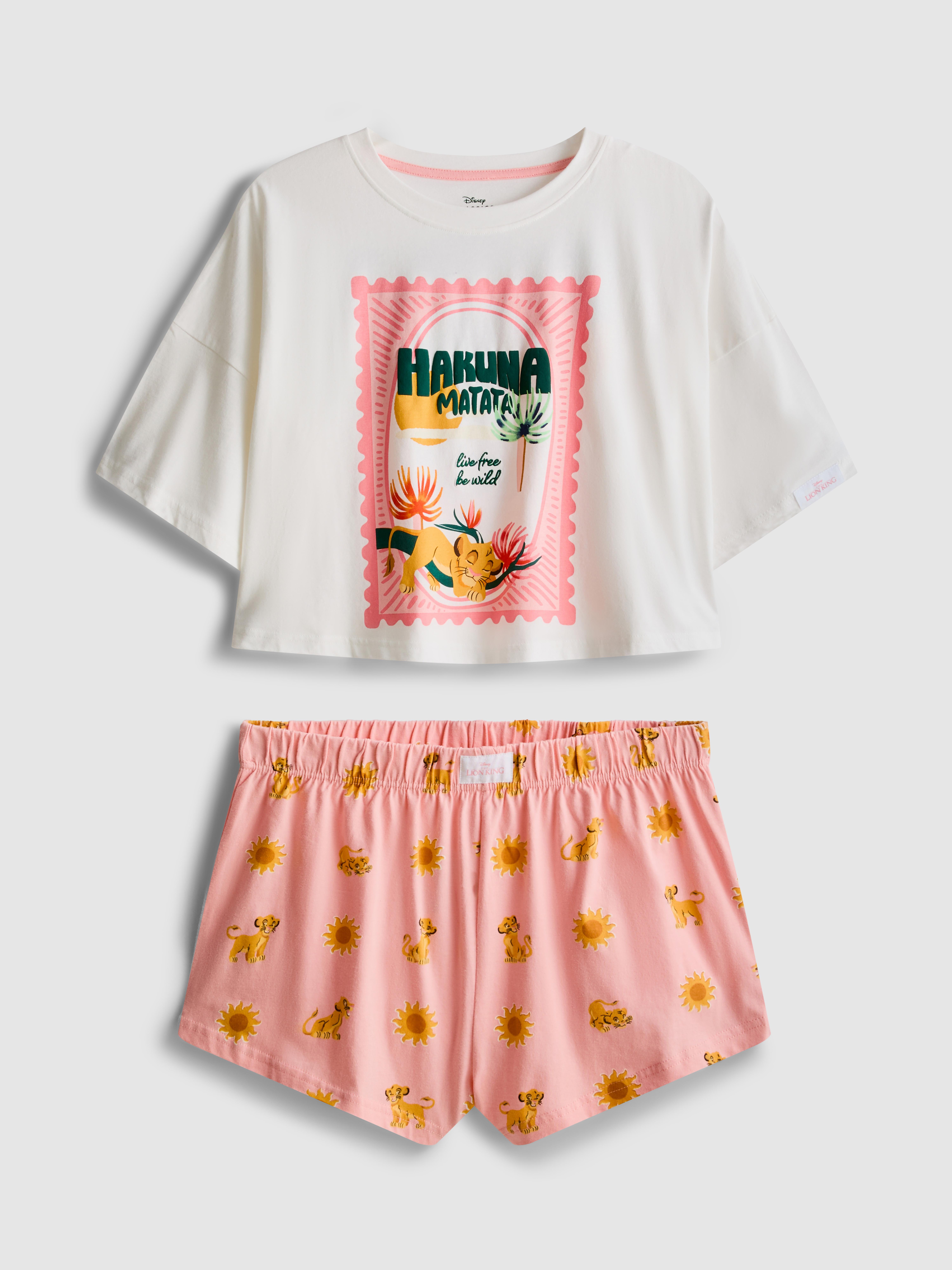 Disney’s The Lion King Graphic Cotton Shorty Pyjamas