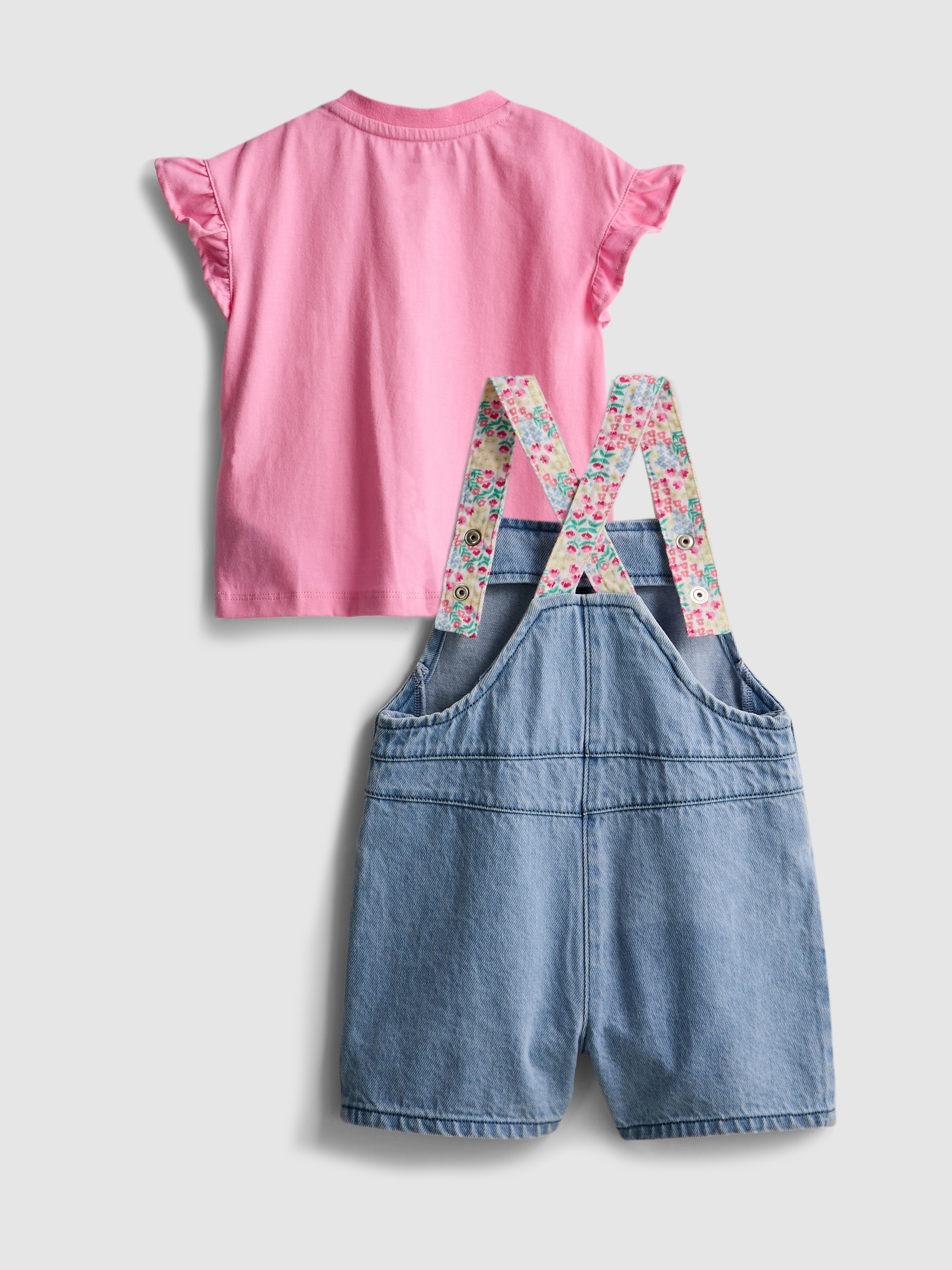 0-36mths | Disney's Minnie Mouse And Friends Dungaree Set