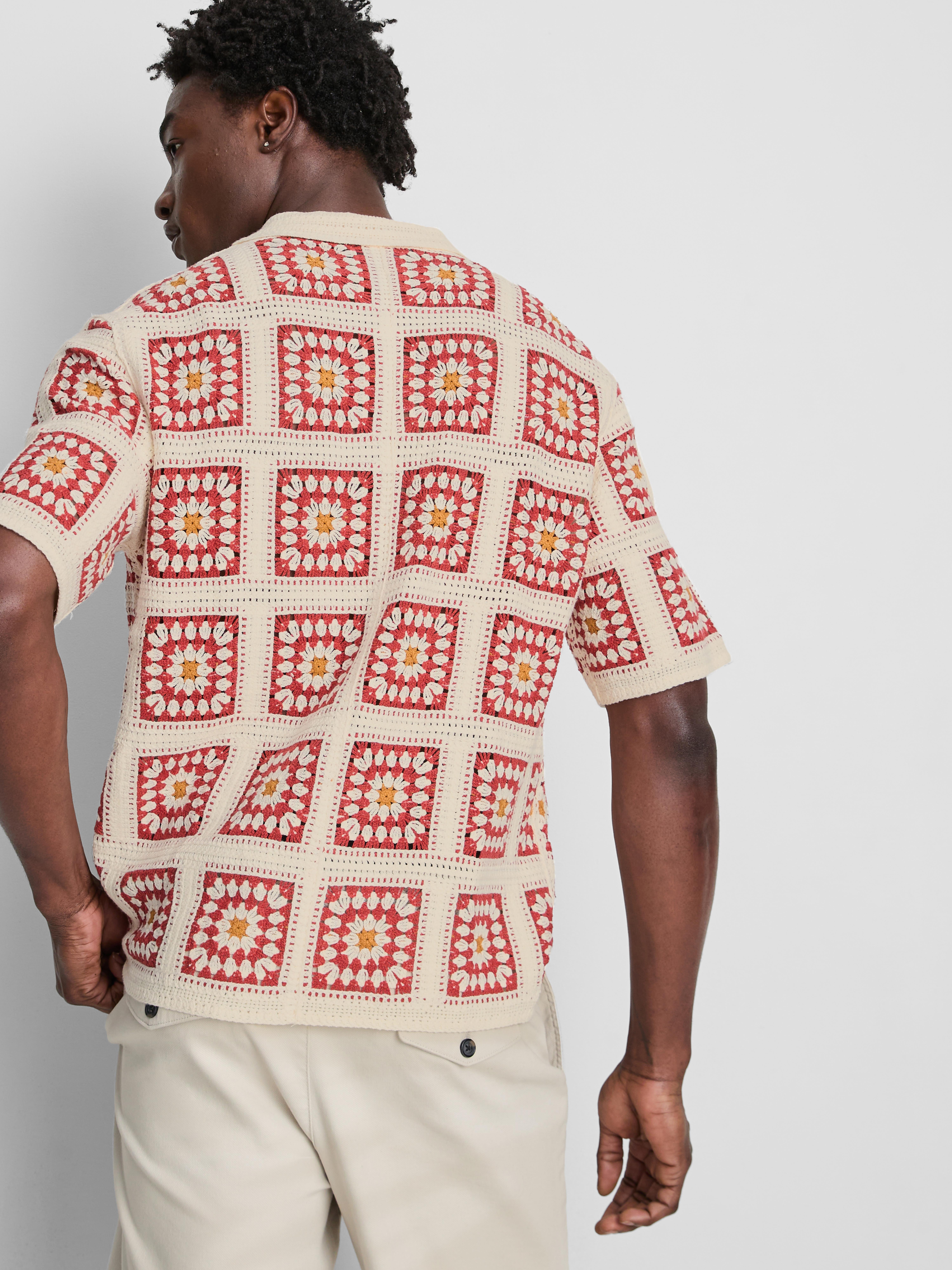 Crochet Knit Shirt