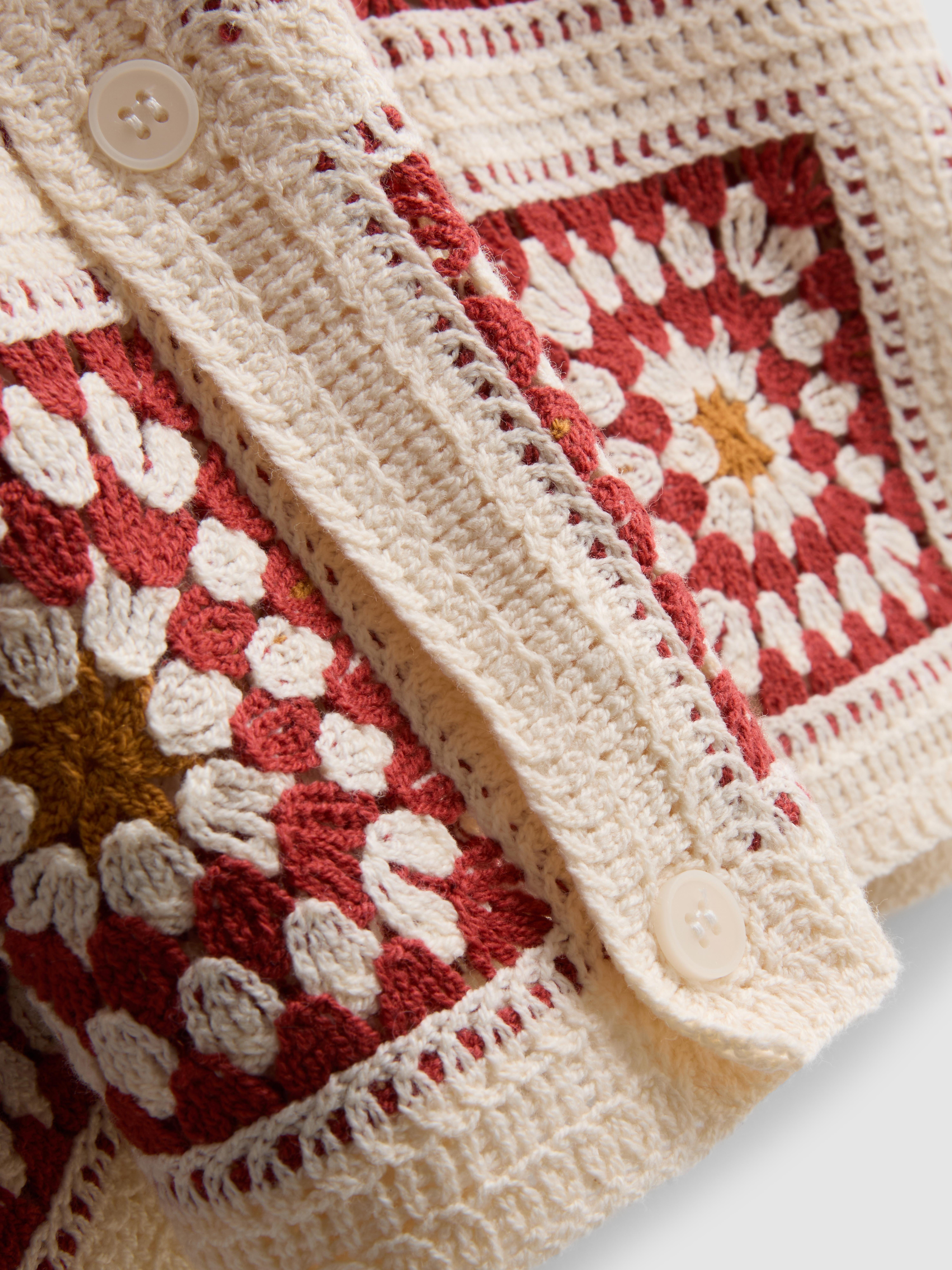 Crochet Knit Shirt
