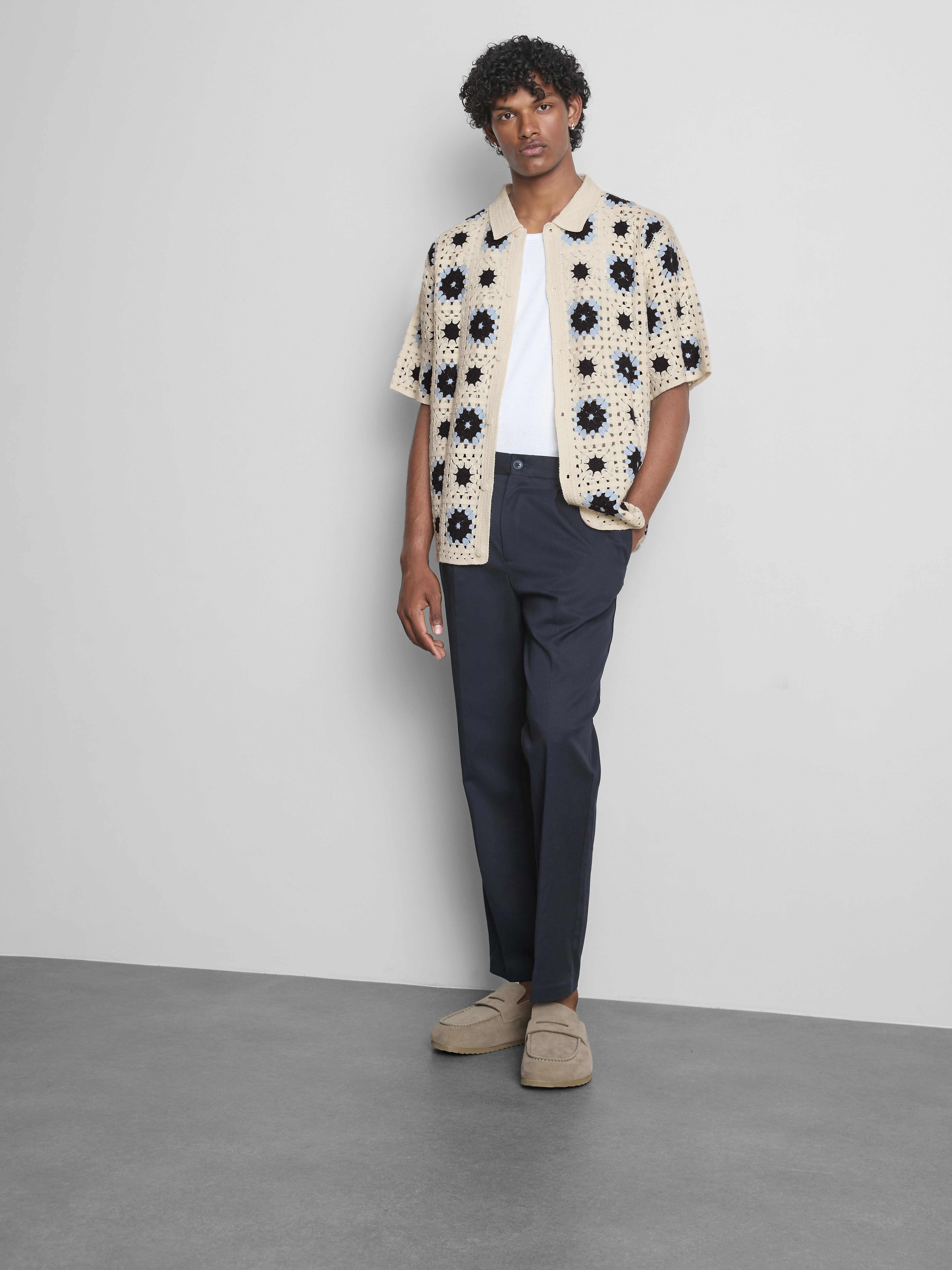 Crochet Knit Shirt