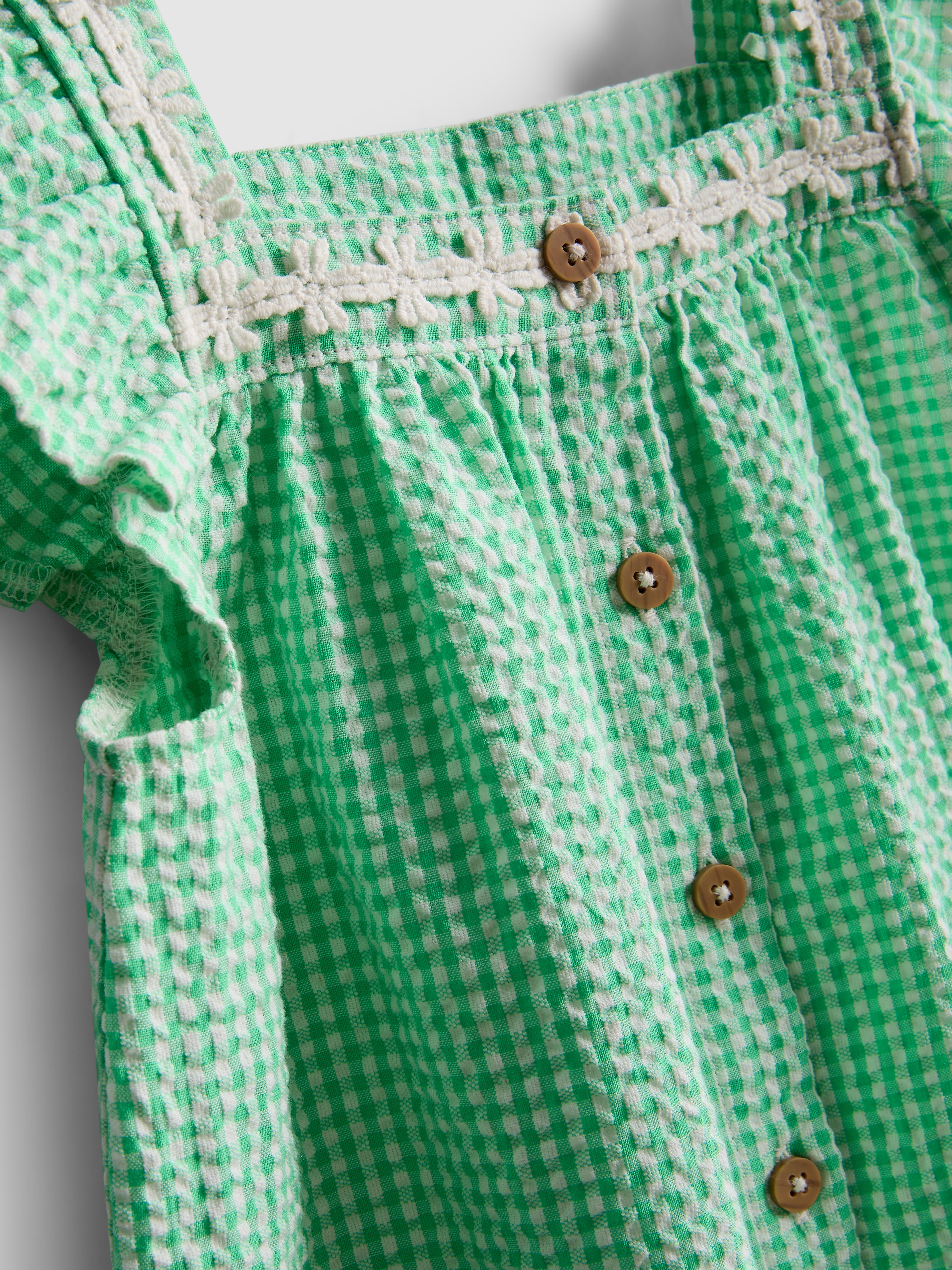 0-36mths | Gingham Top and Shorts Set