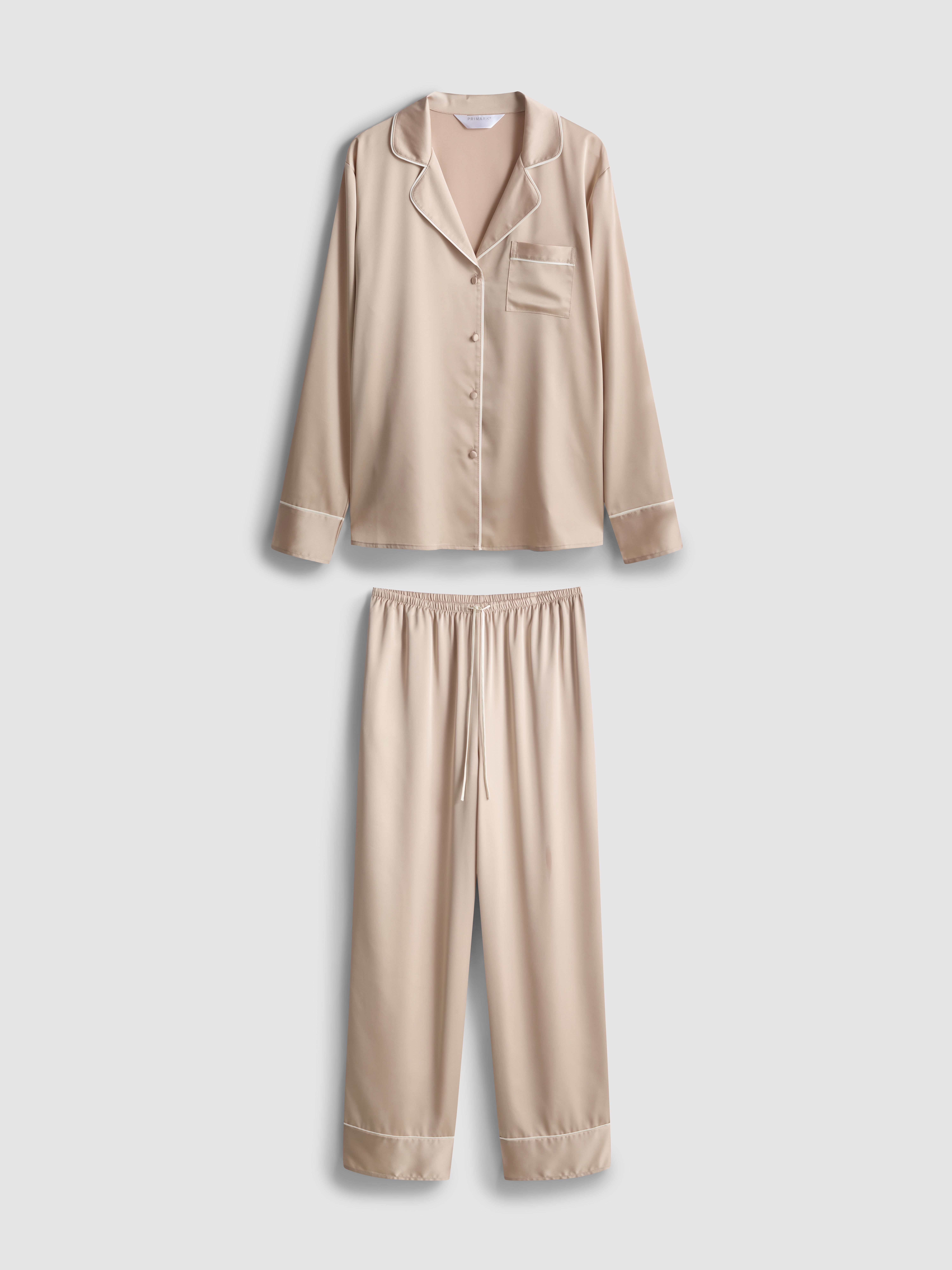 Satin Boyfriend Pajamas