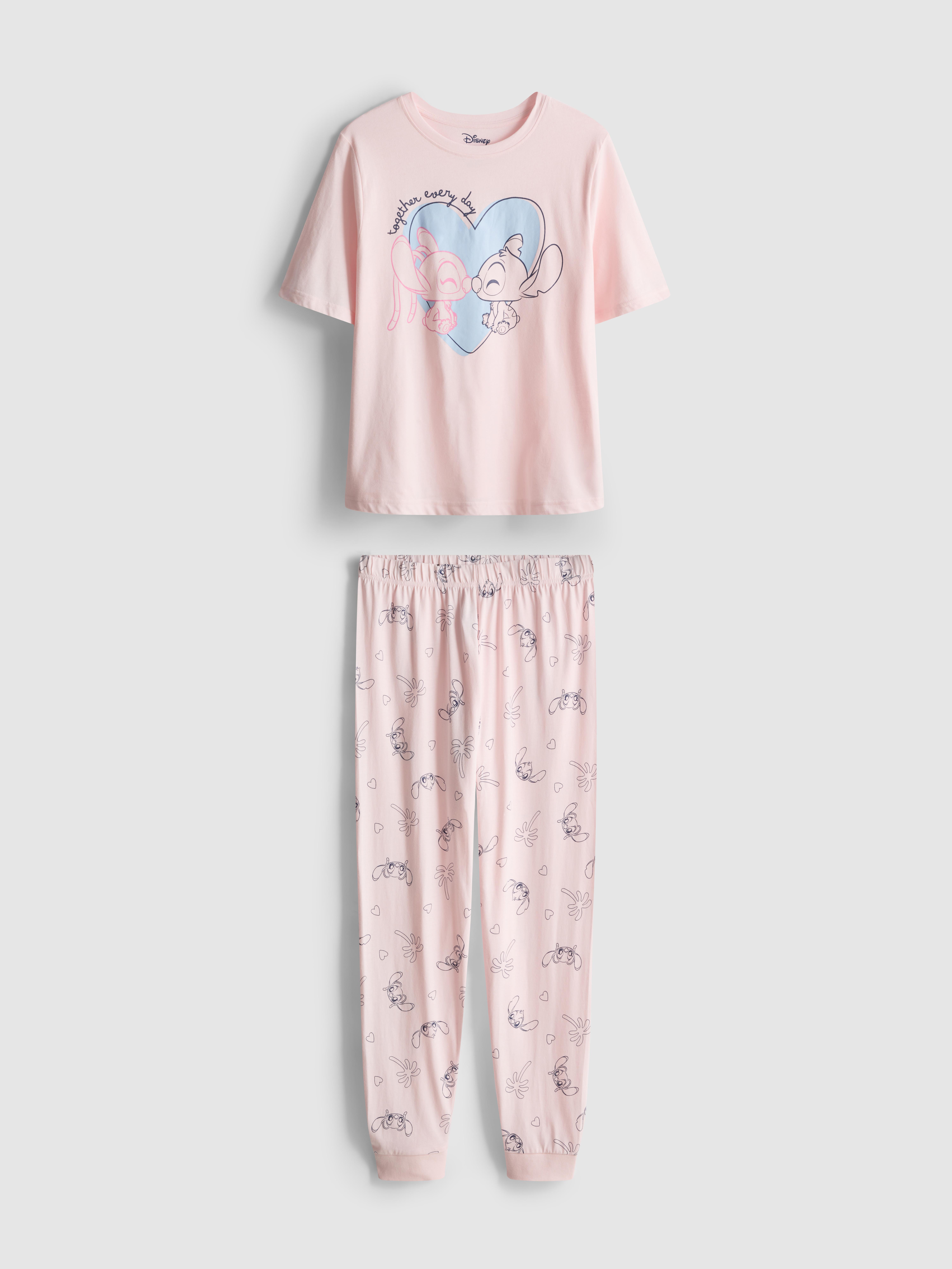 Puur katoenen pyjama Disney's Stitch en Angel