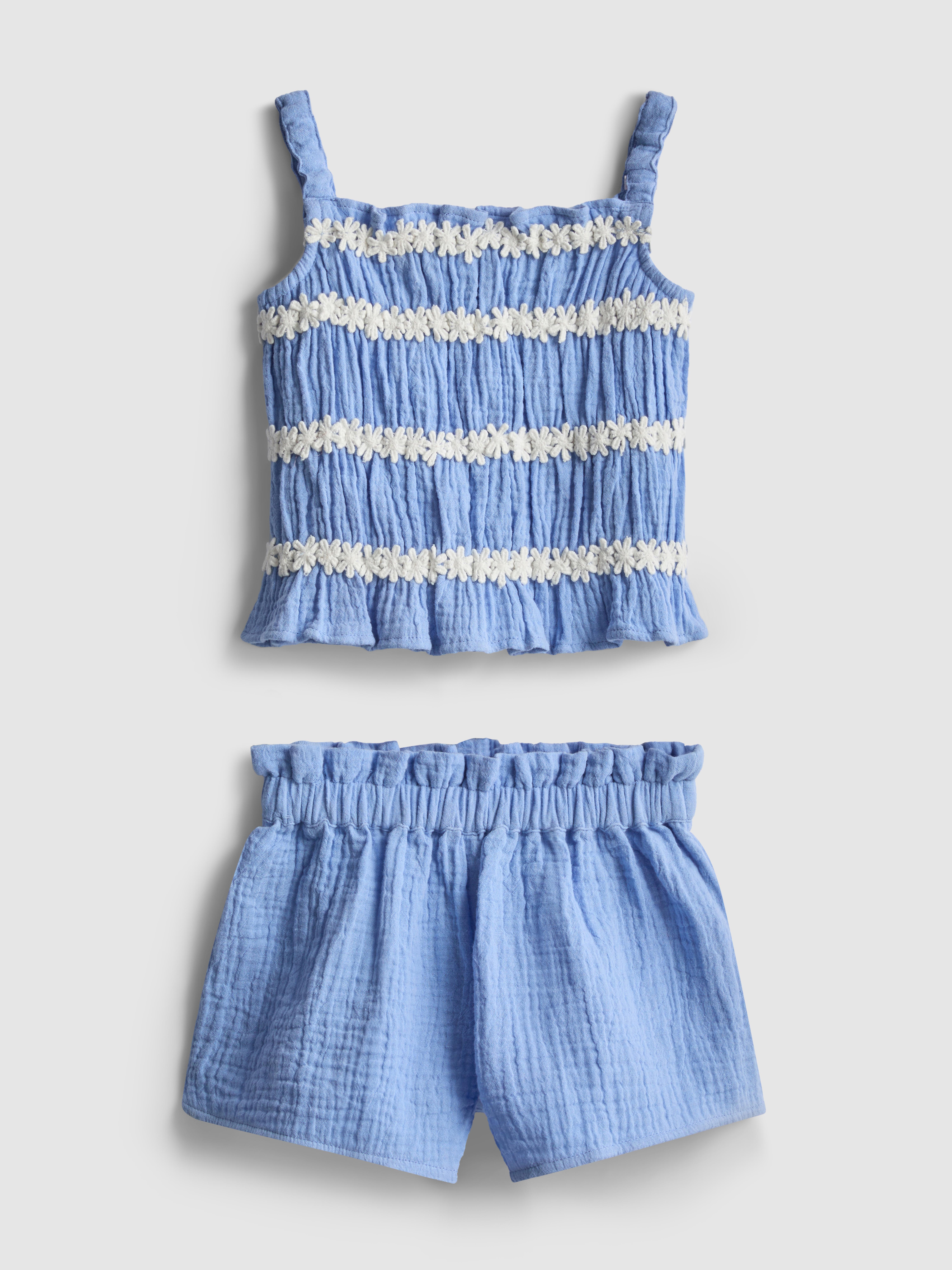 0-36mths | Shirred Top and Shorts Set