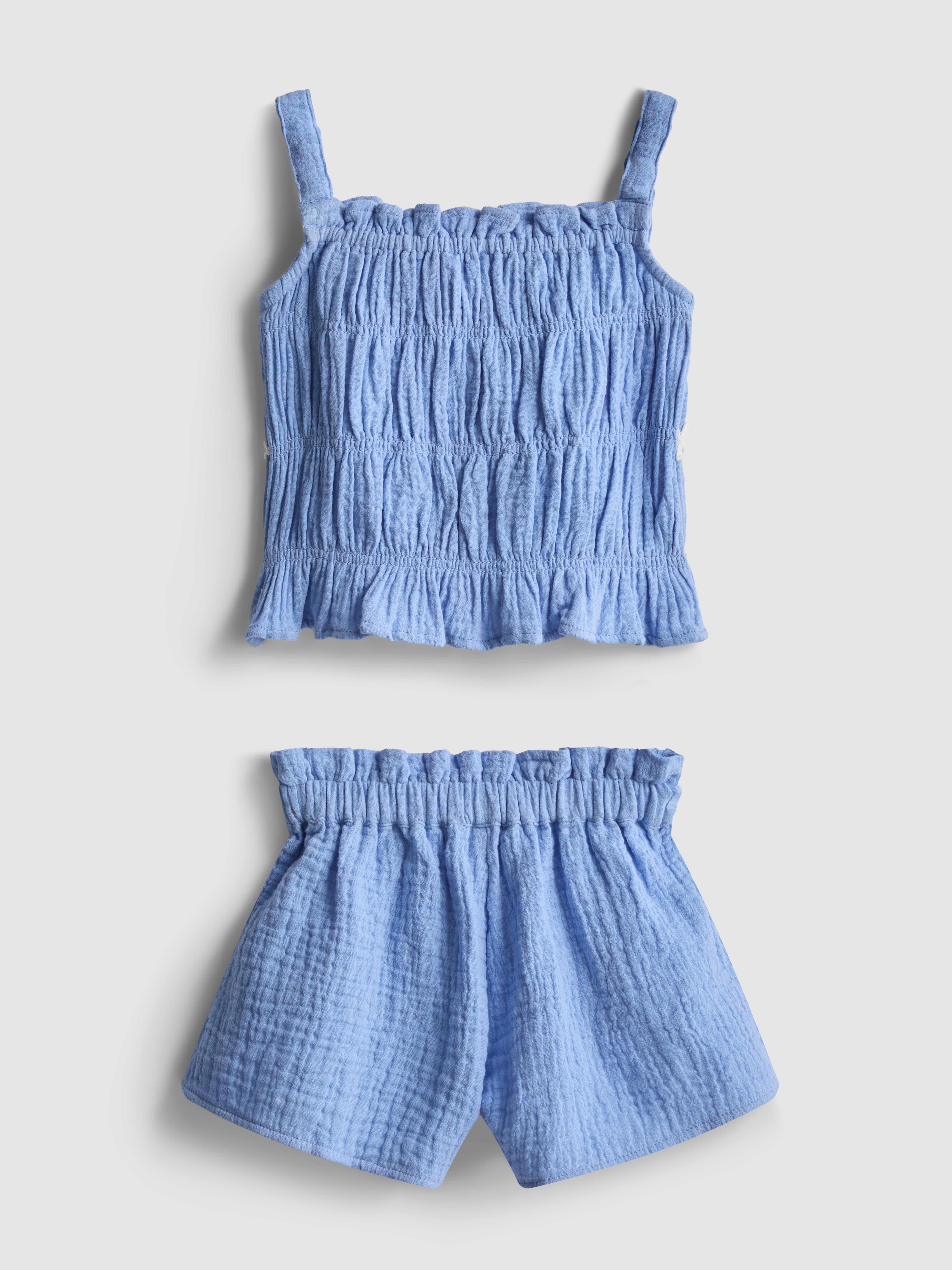 0-36mths | Shirred Top and Shorts Set