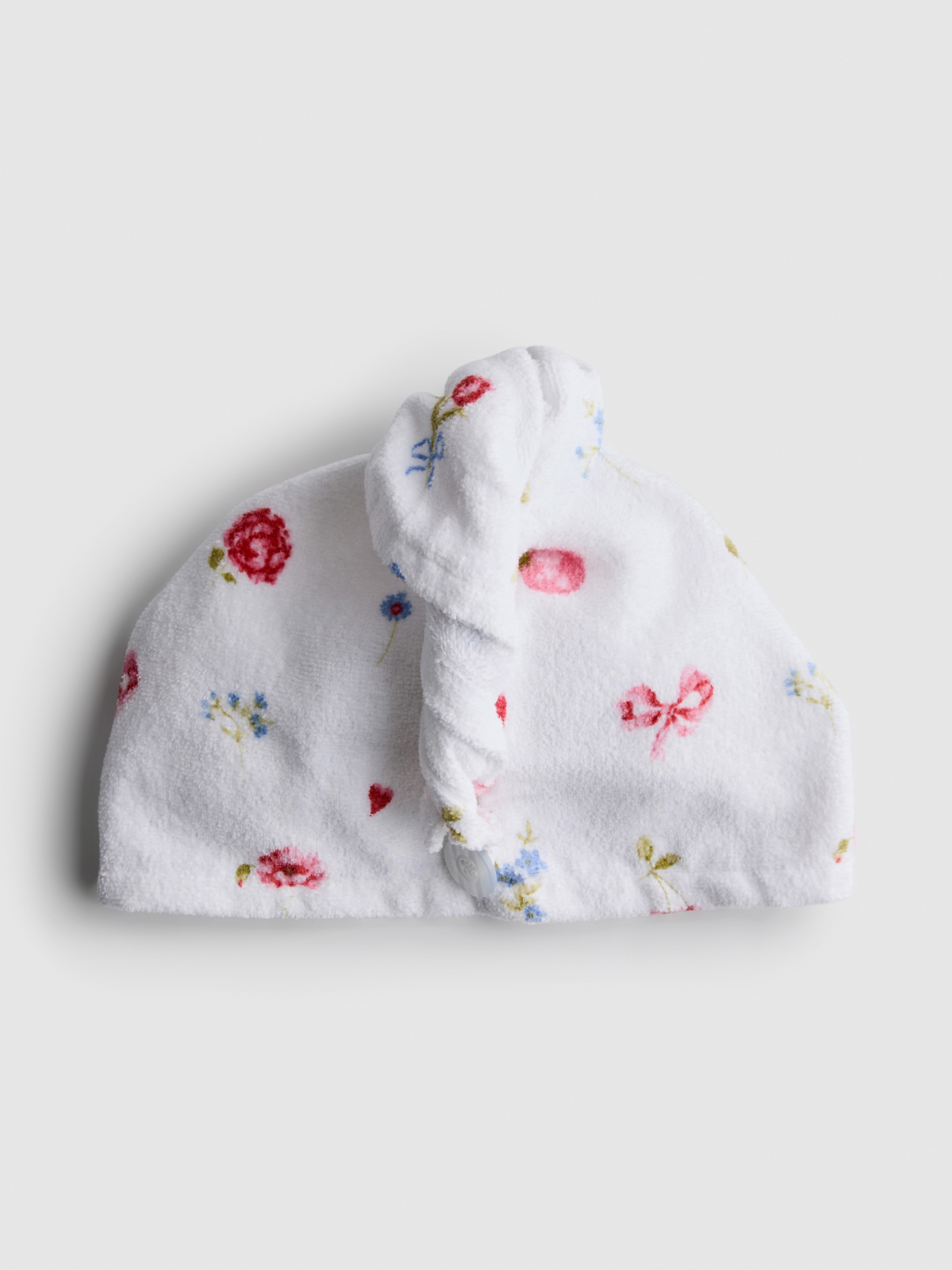 Printed Cotton Hair Wrap Beige