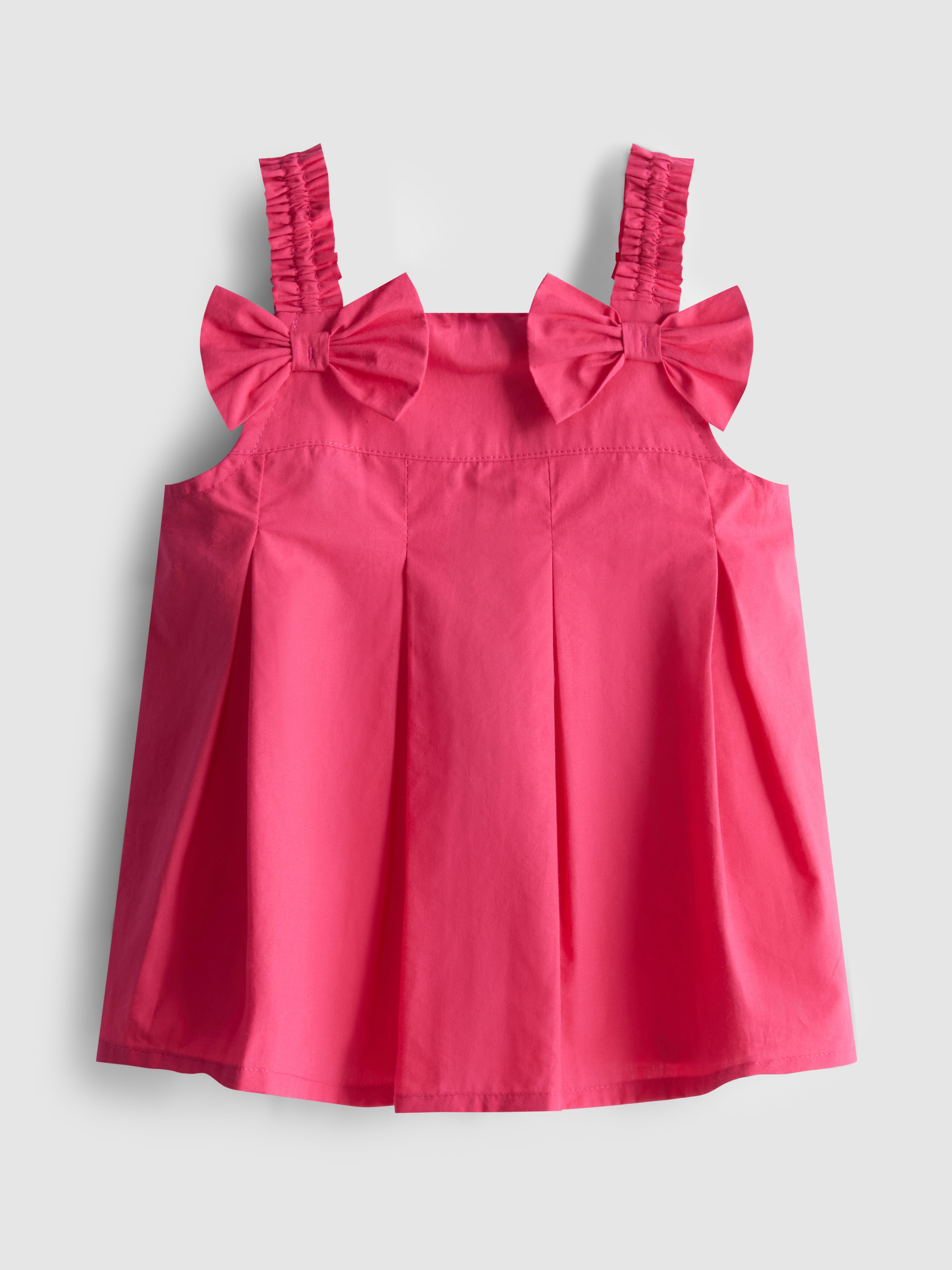 0-36mths | Pleated Bow Blouse