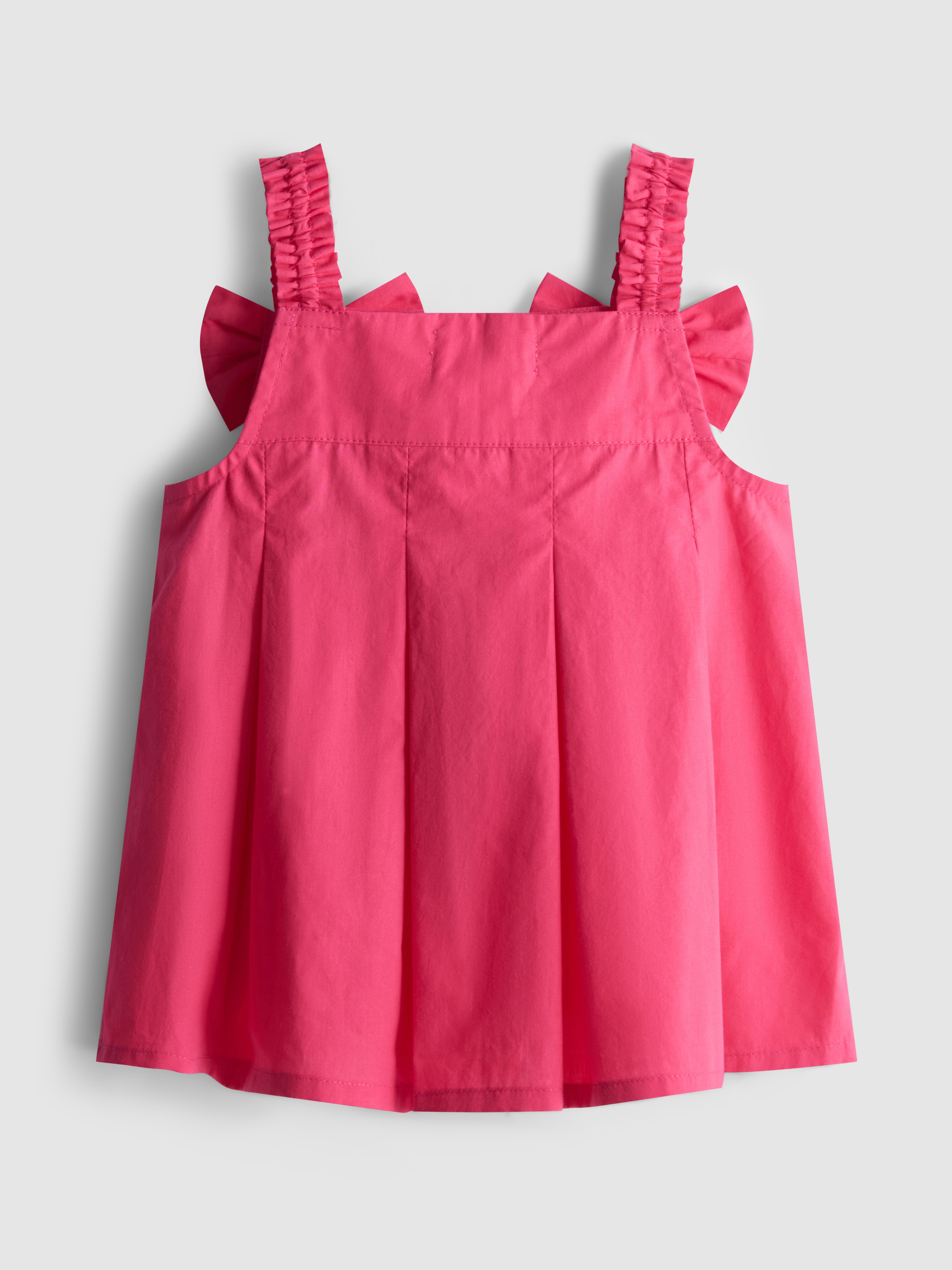 0-36 mnd | Blouse met plooien en strikjes