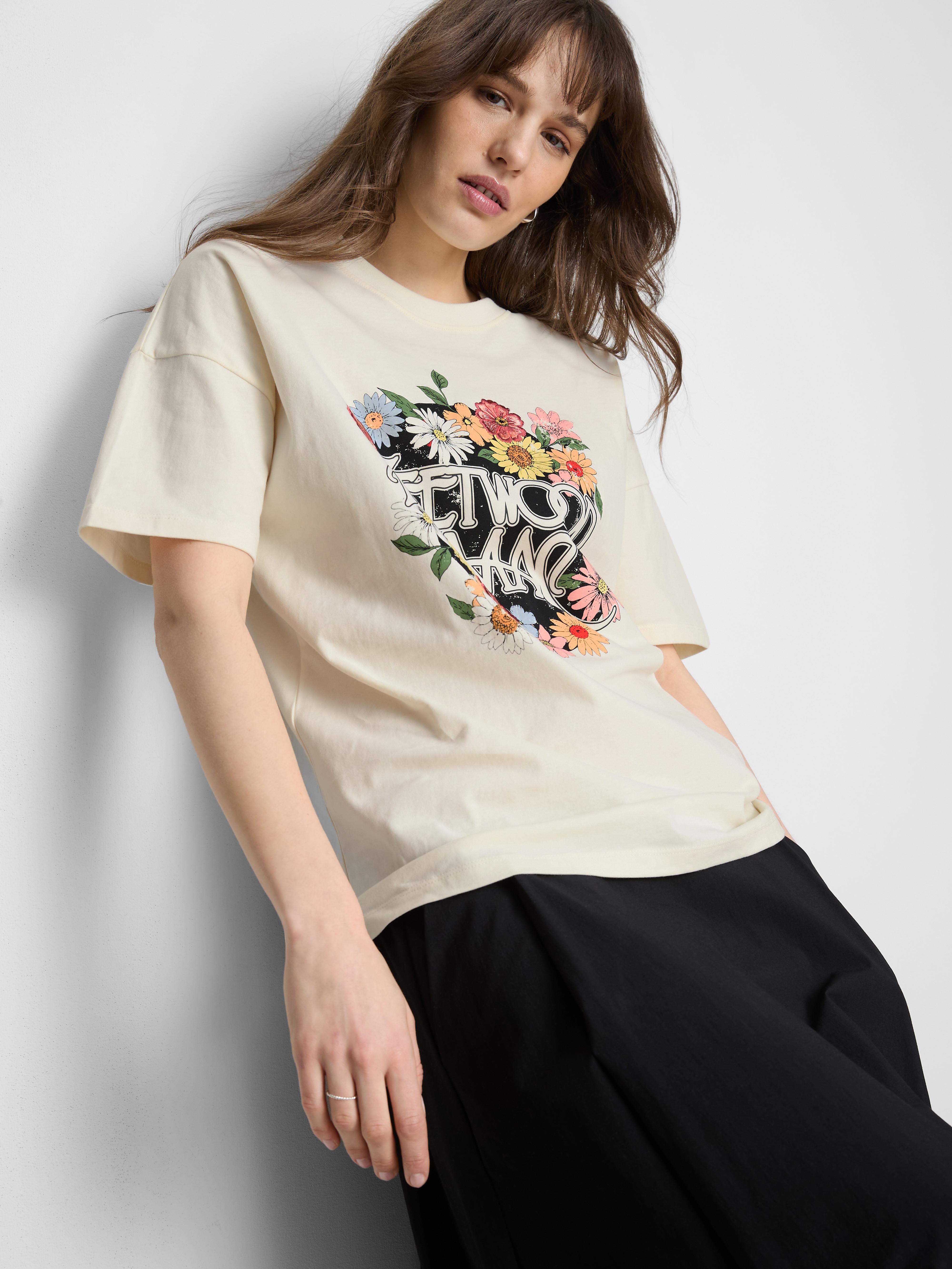 Maglietta morbida in cotone grafica Fleetwood Mac