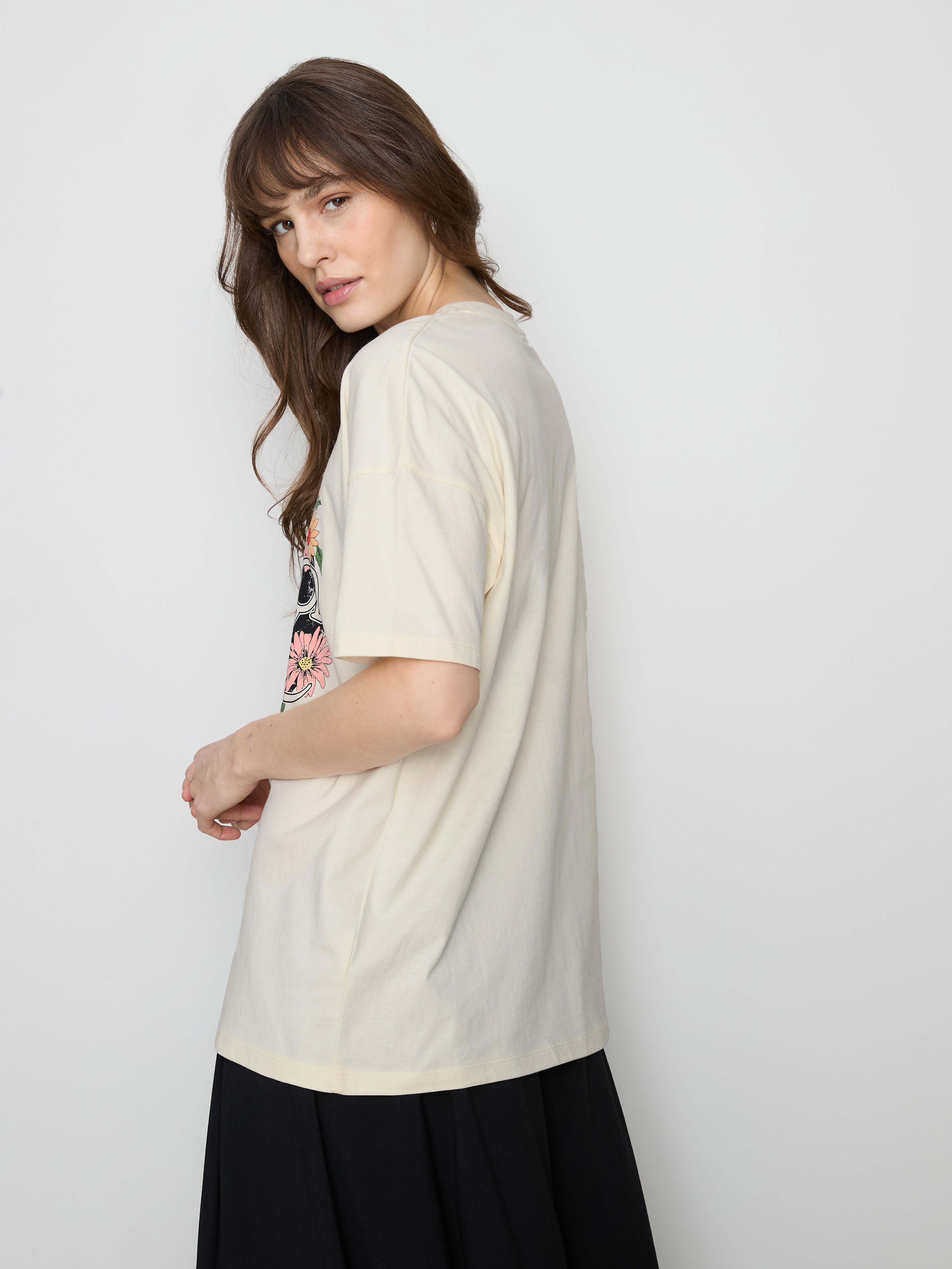 Maglietta morbida in cotone grafica Fleetwood Mac