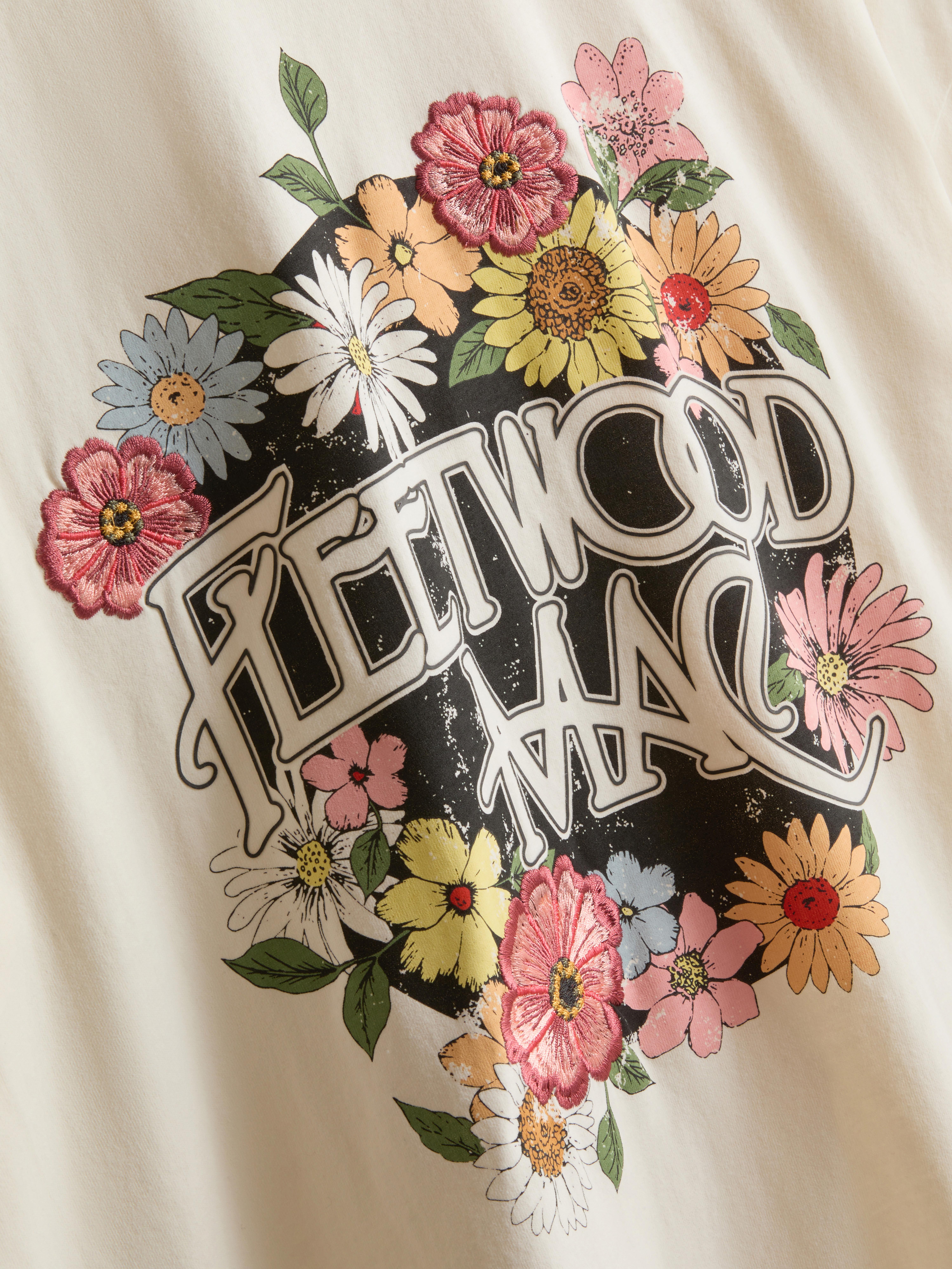 Maglietta morbida in cotone grafica Fleetwood Mac
