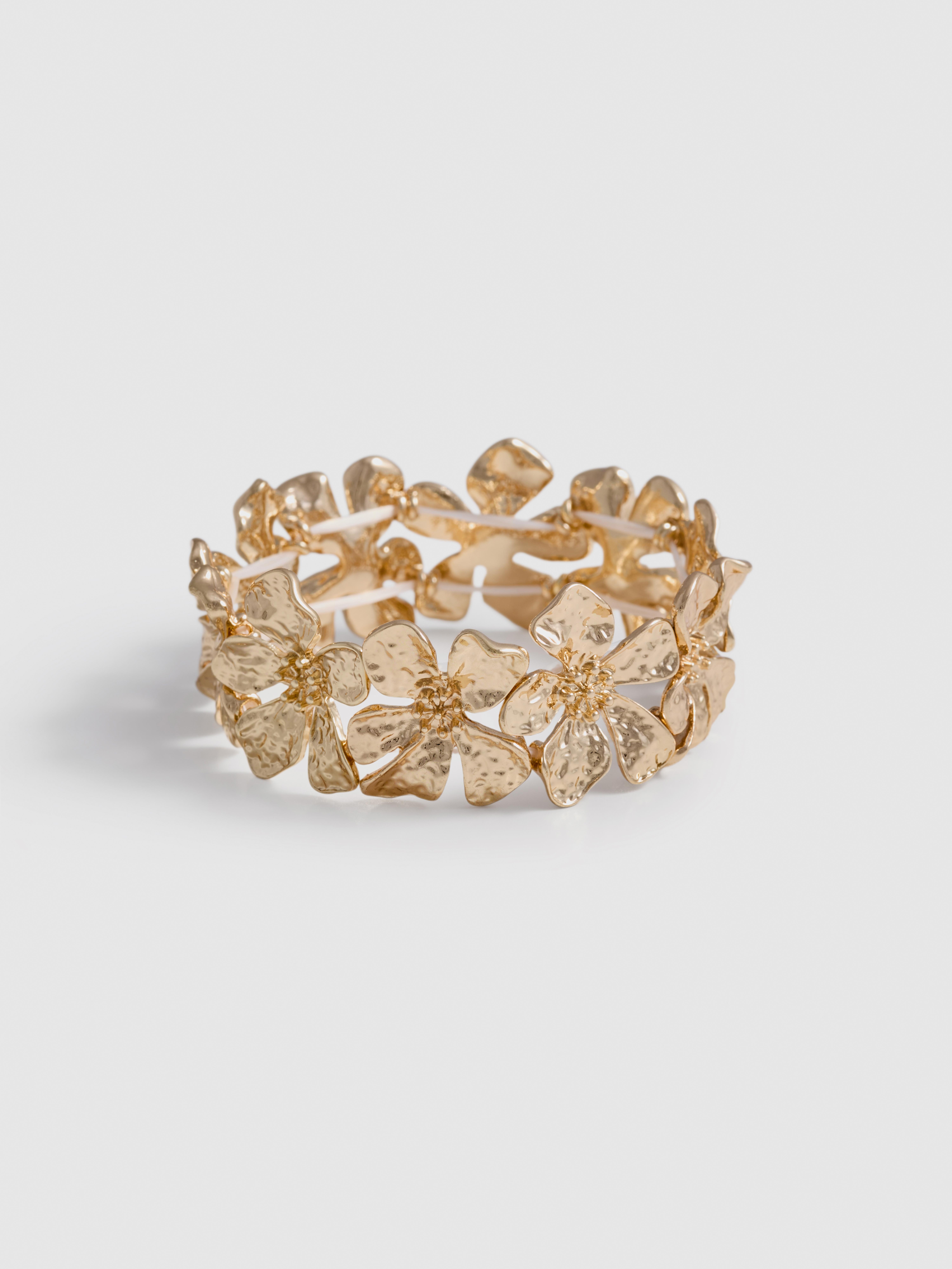 Grobgliedriges Blumenarmband