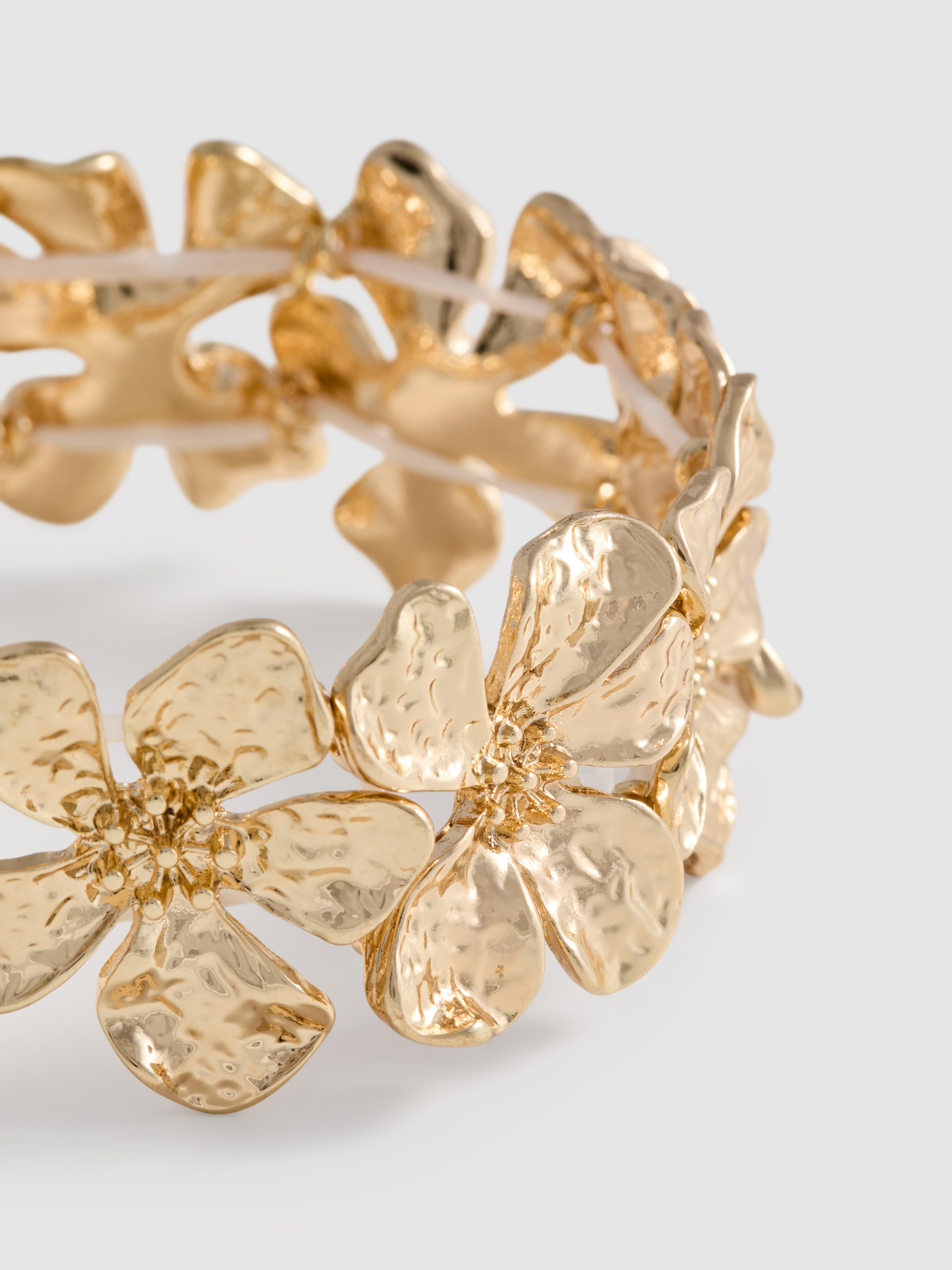 Grobgliedriges Blumenarmband